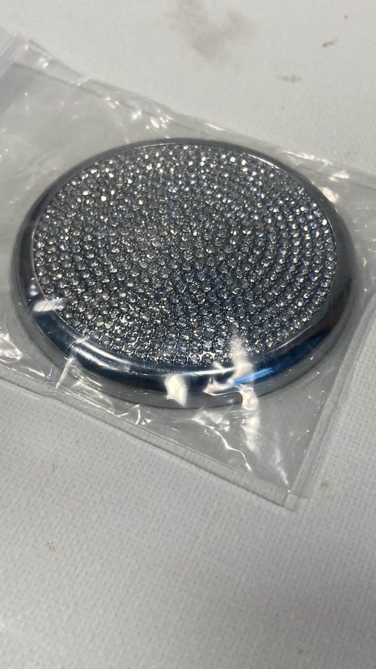 Blinged out media knob cover for Mercedes Benz