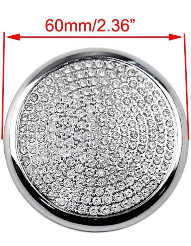 Blinged out media knob cover for Mercedes Benz