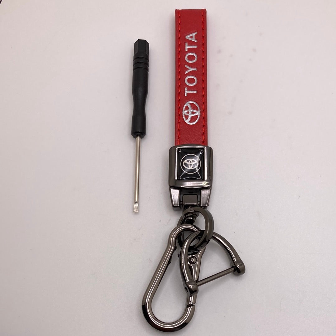 Toyota Leather Keychains
