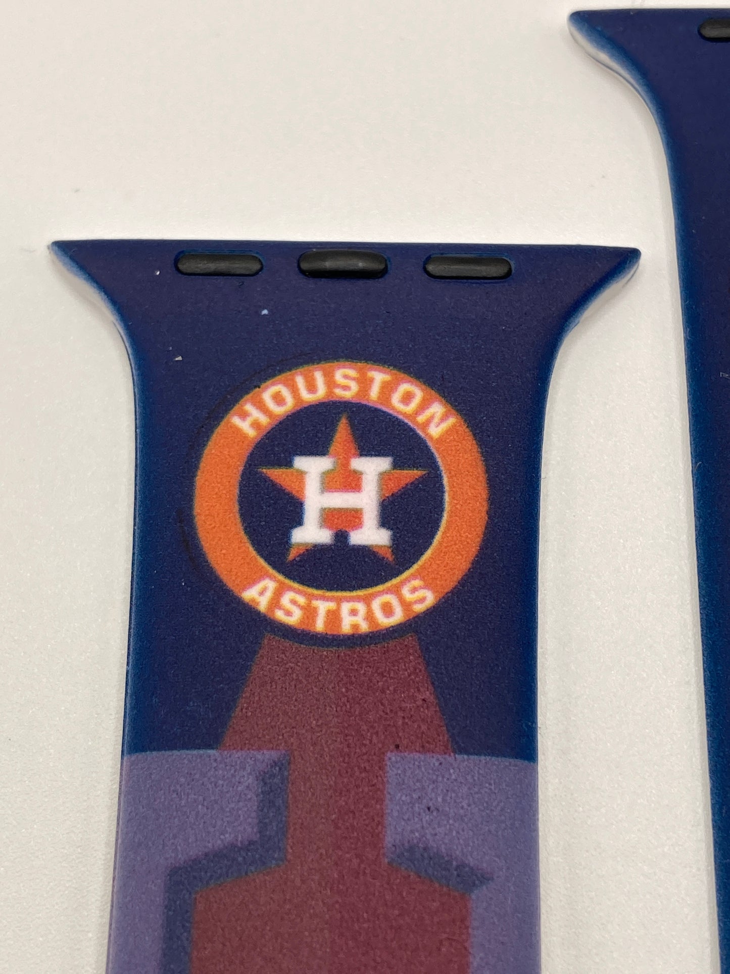 MLB - Houston Astros - Apple Watch Compatible Silicone Band - w/ buckle