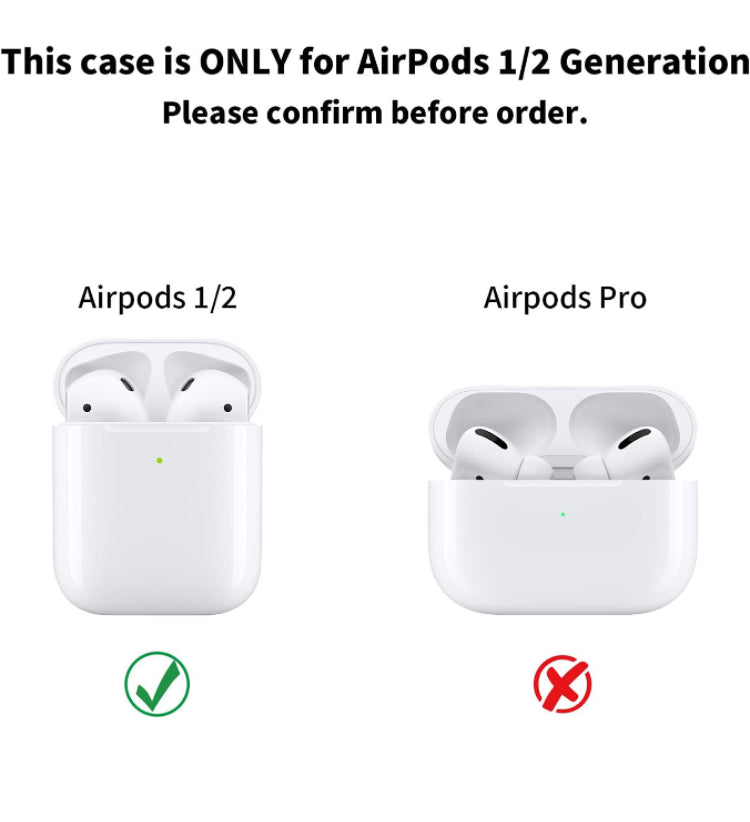 Silicone AirPod case cover with Push Pop Bubble for AirPods - gen 1/2