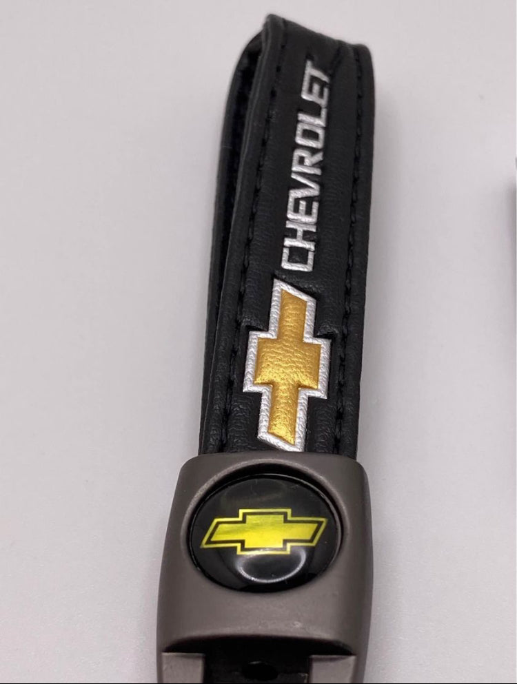 Llaveros Chevrolet de cuero