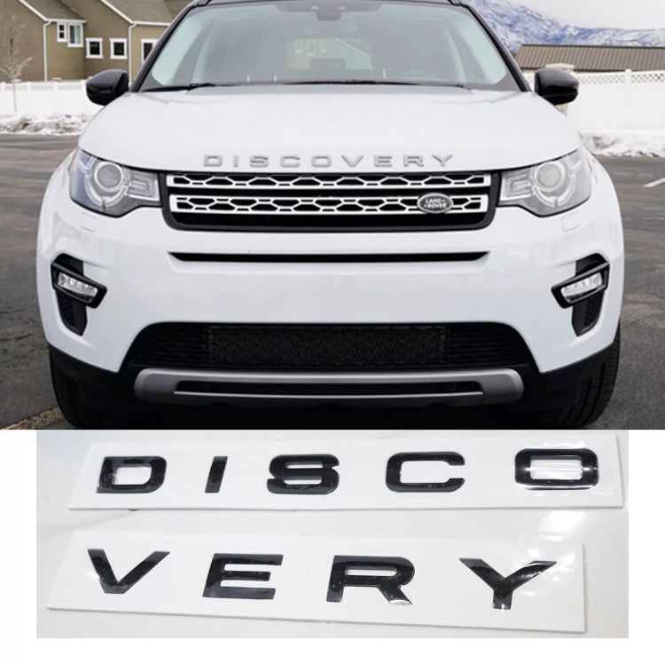 LAND ROVER - DISCOVERY - ABS BLACK HOOD LETTER EMBLEM FOR DISCOVERY 1994 & UP