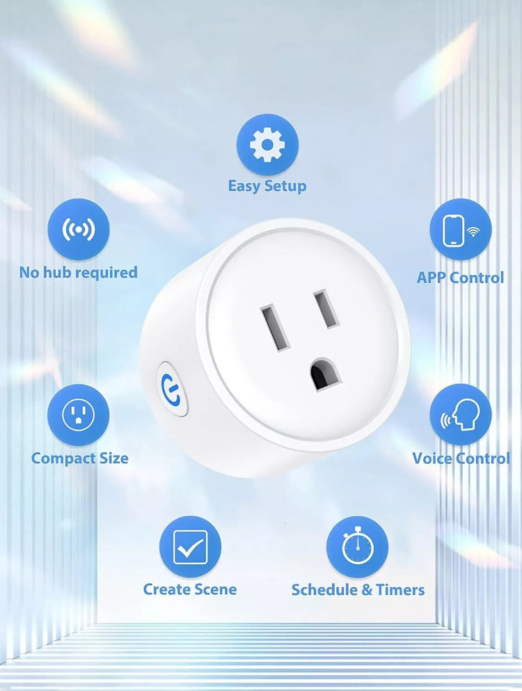 3 - Pack of EIGHTREE Smart Plugs, Work with Alexa and Google Home - NEW