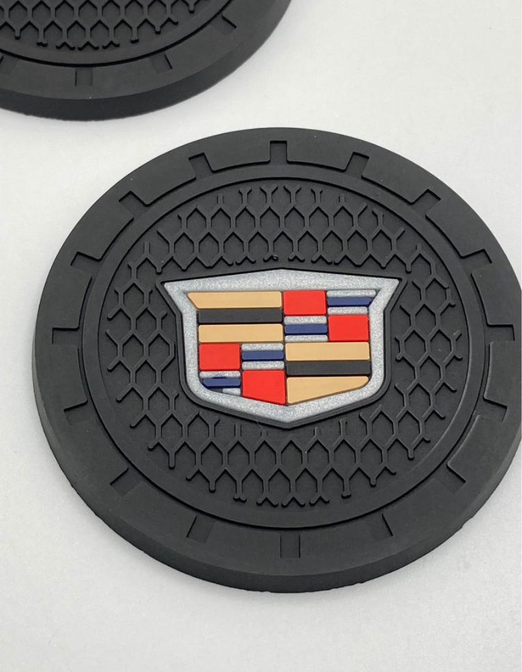 Cadillac cup holder coasters