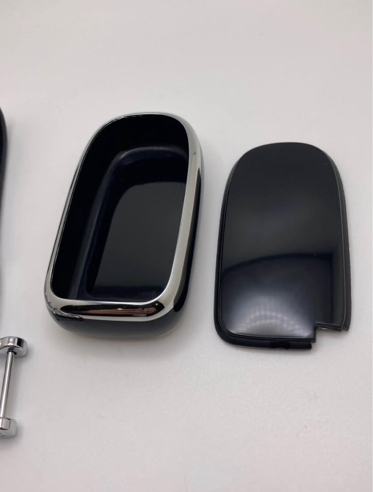Dodge - Black/Chrome keychain and key fob case set