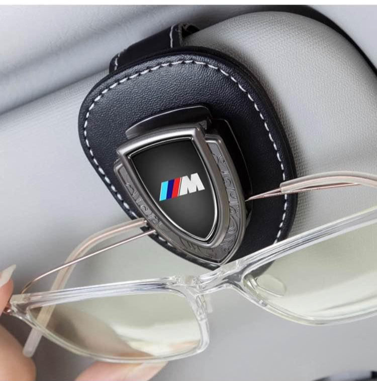 Sunglasses Holder with BMW M Series Logo, for M3 M5 X1 X5 X6 Z4 3 5 7 Series