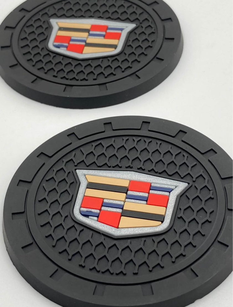Cadillac cup holder coasters