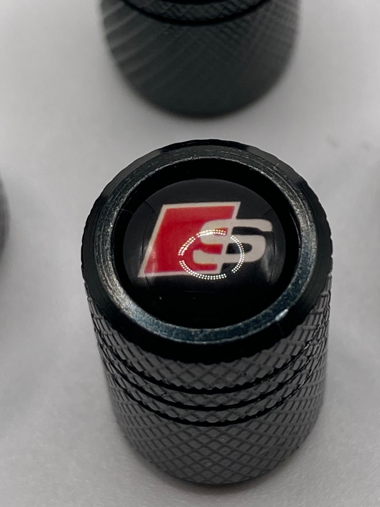 Audi - Sport - black valve stem cap set - 4pcs