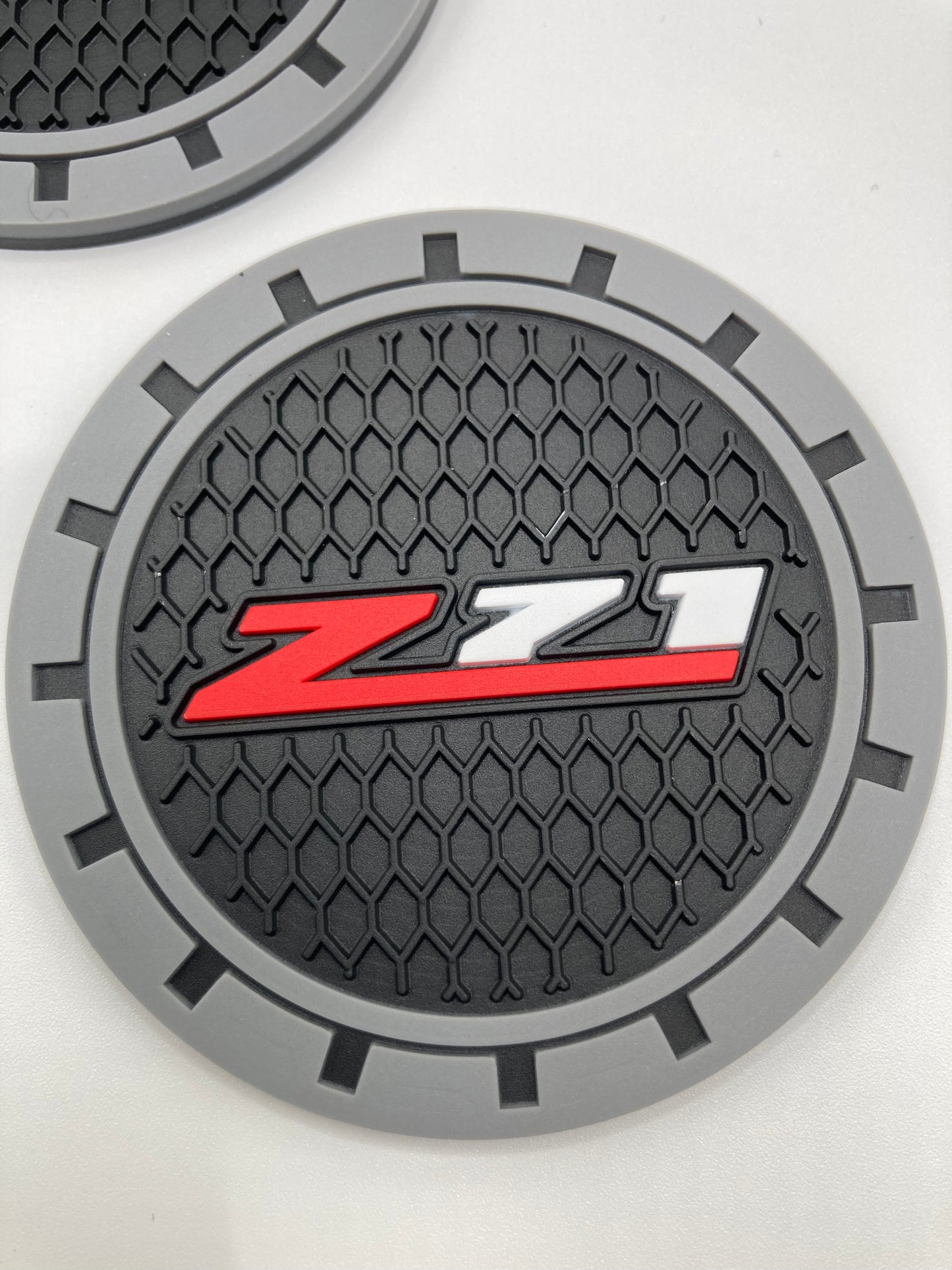 Chevrolet Z71 cup holder coasters - 2pcs