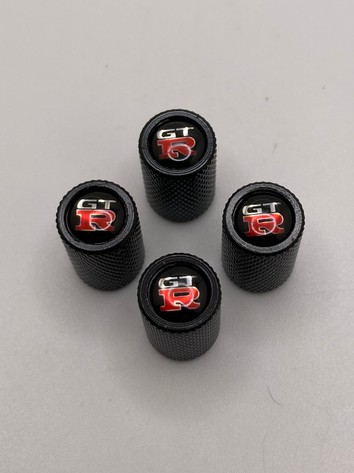 GT-R - valve stem caps - Black