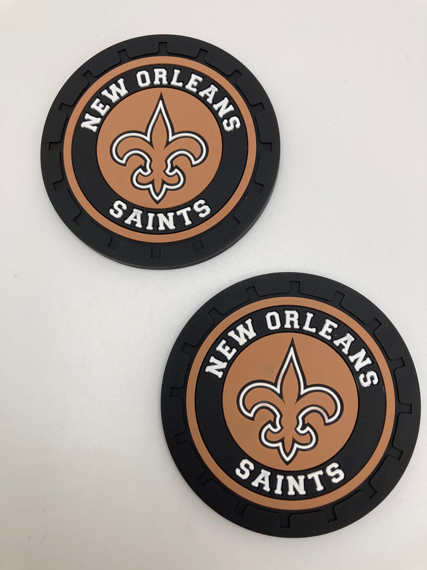 NFL - New Orleans Saints - cup holder coasters - 2pcs set