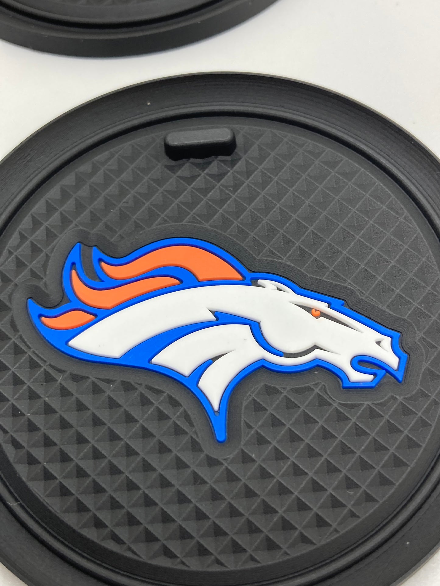 NFL - Denver Broncos - thin cup holder coasters - 2pcs set