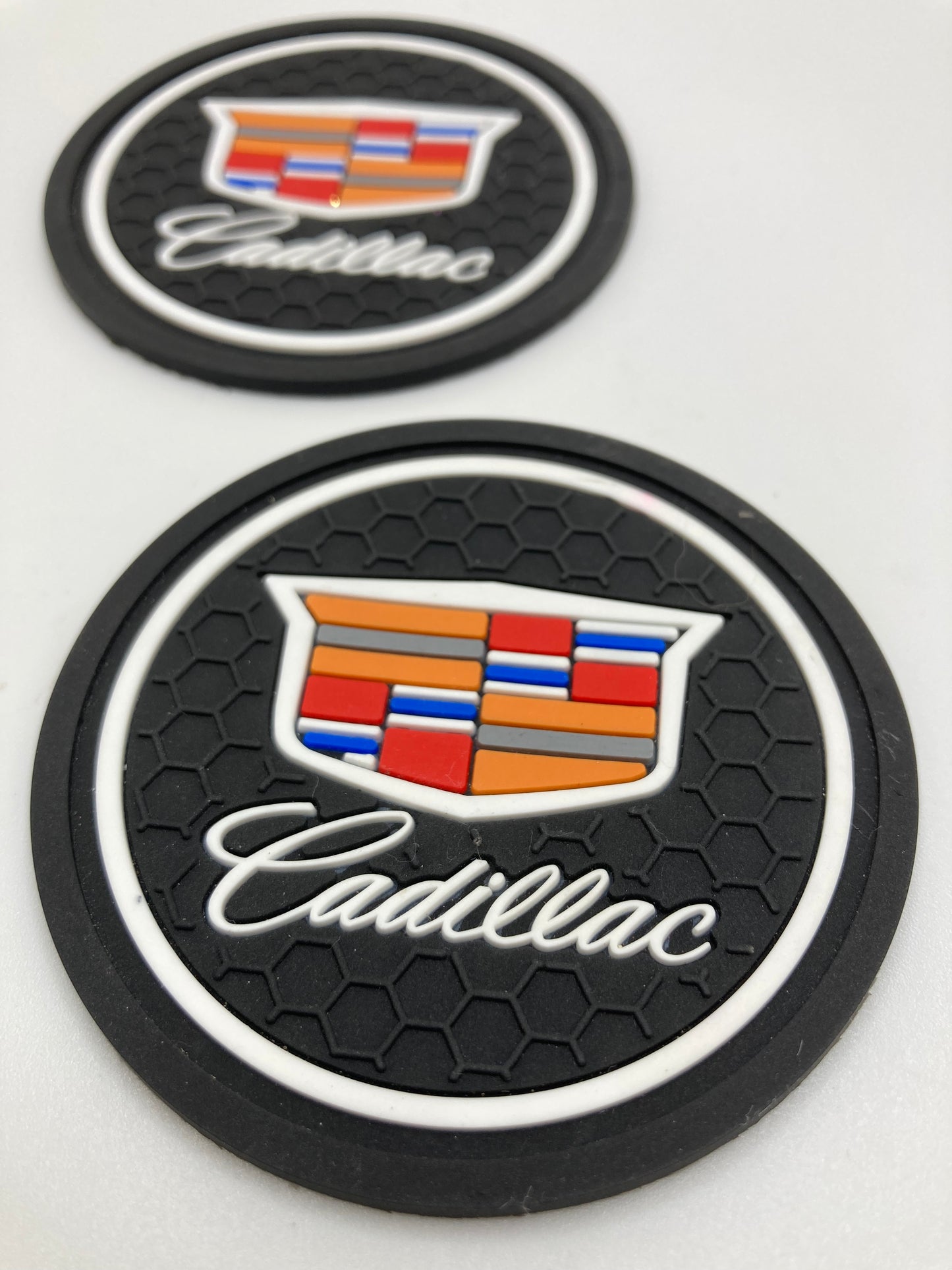 Cadillac cup holder coasters