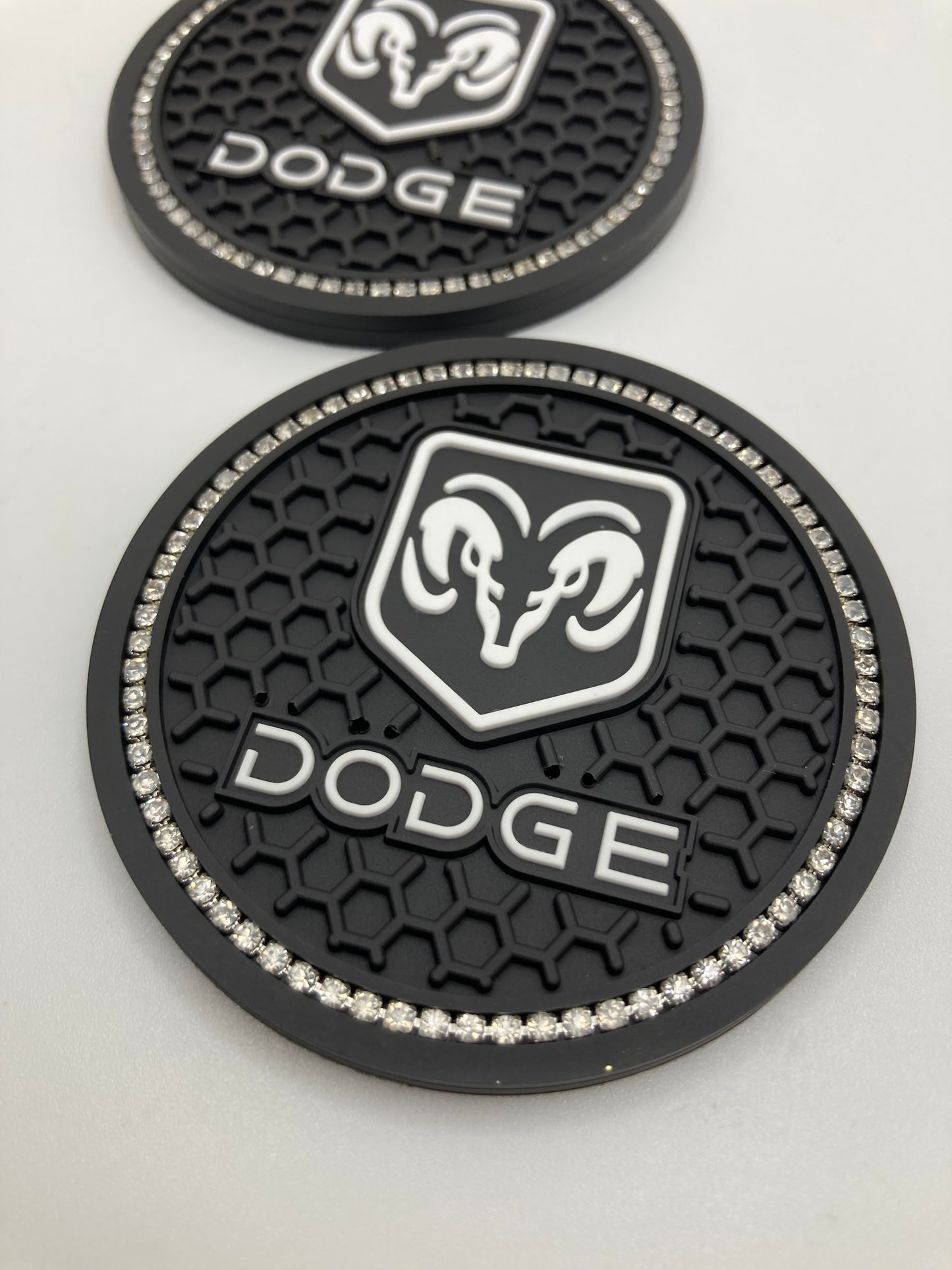 Dodge - Ram - blingged out cup holder coasters - 2pcs set