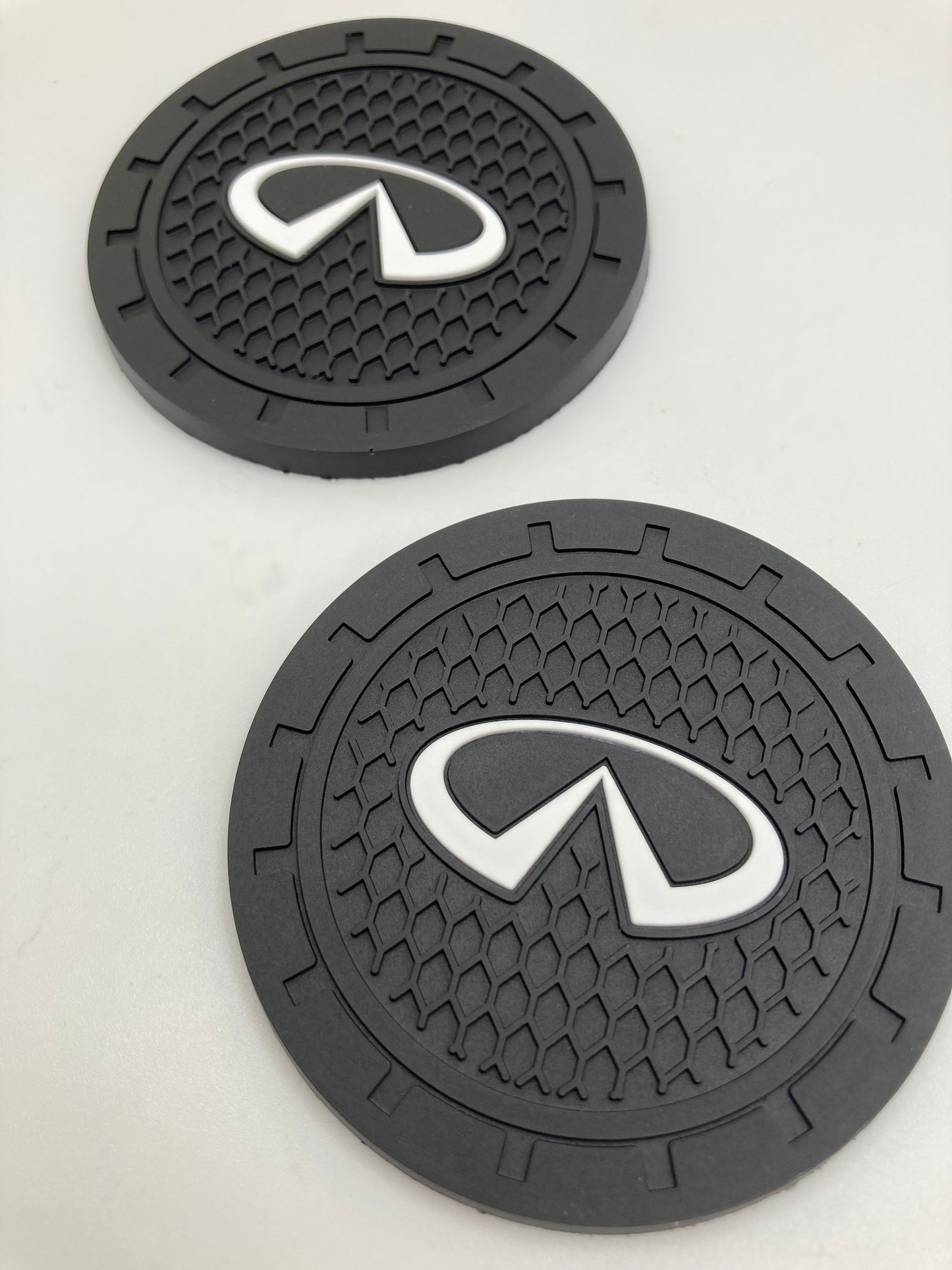 Infiniti - 2pcs cup holder coasters