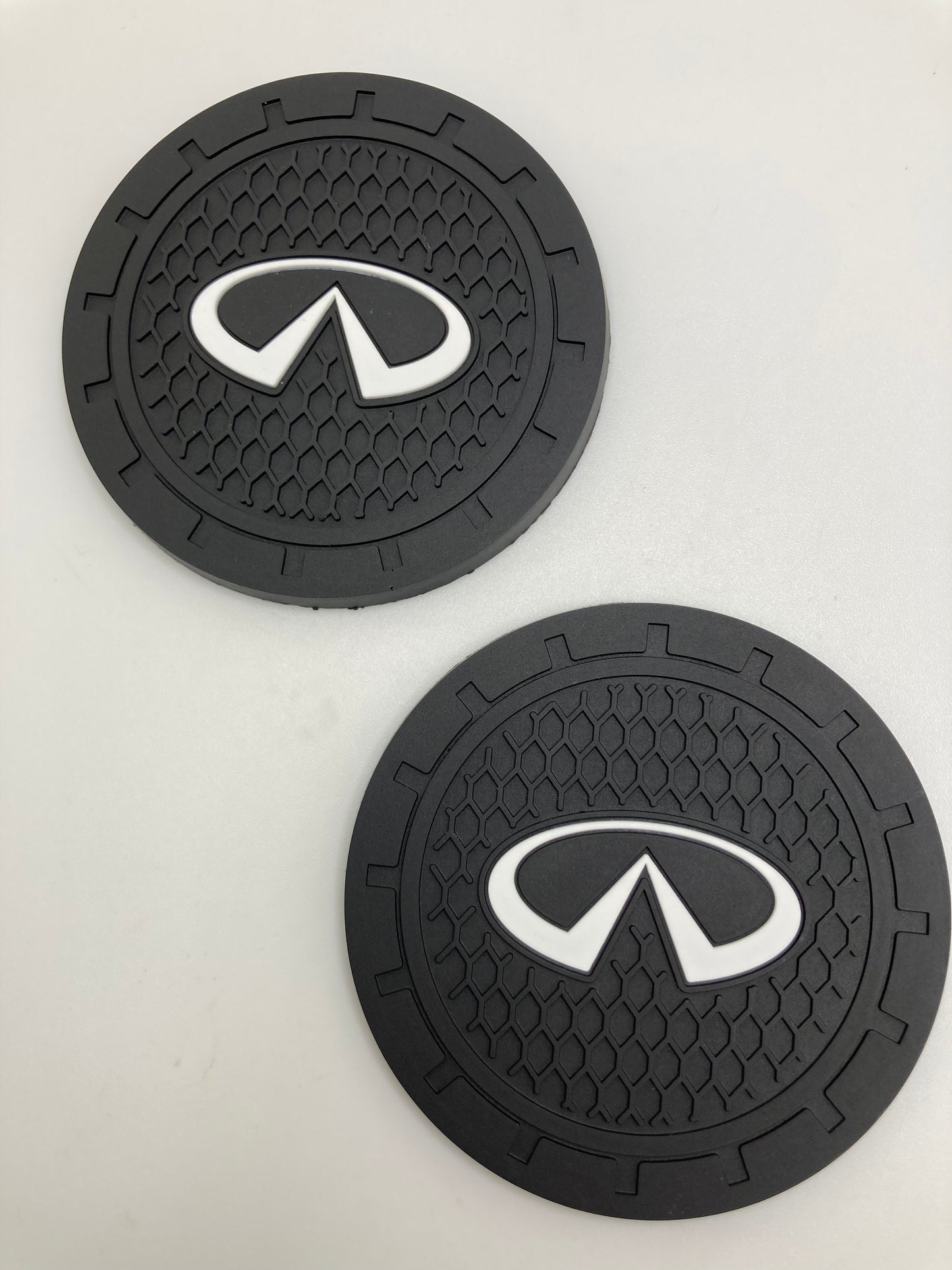 Infiniti - 2pcs cup holder coasters