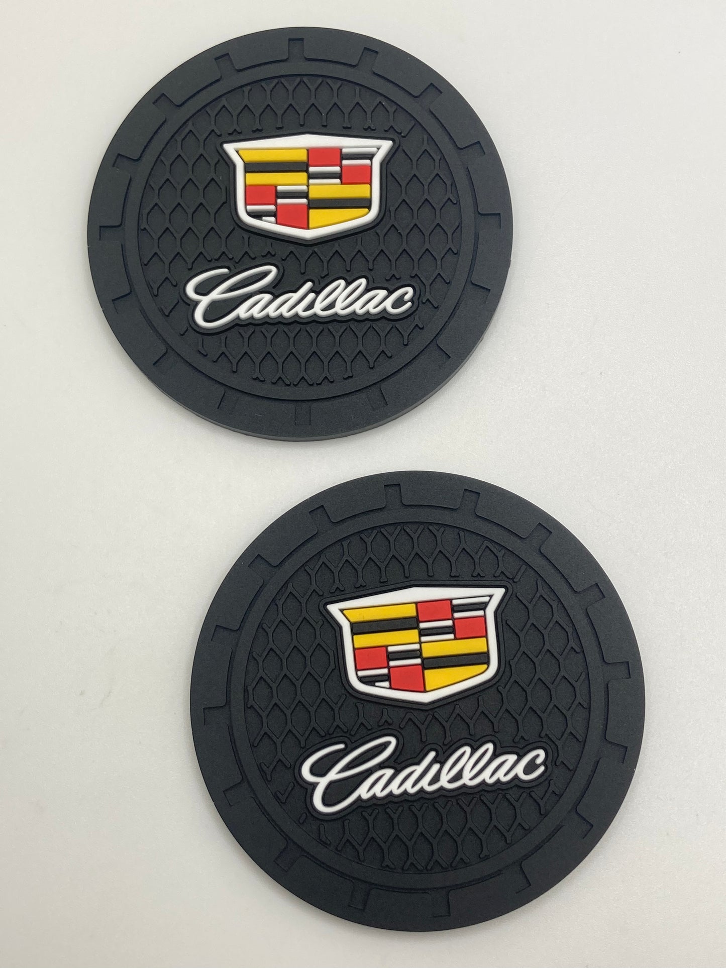 Cadillac - 2pcs cup holder coasters