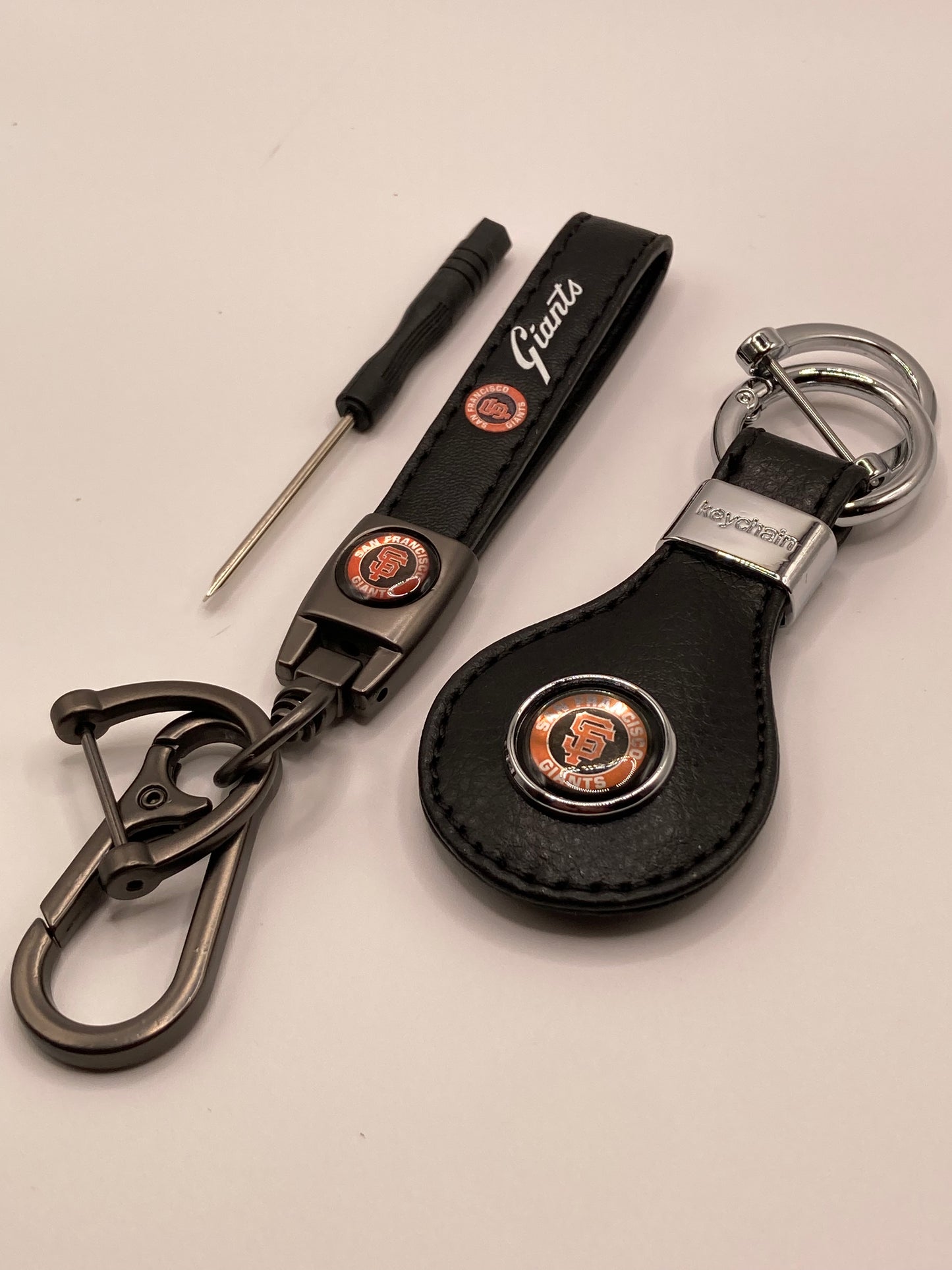 MLB - Giants leather keychain set - 2pcs Gift set