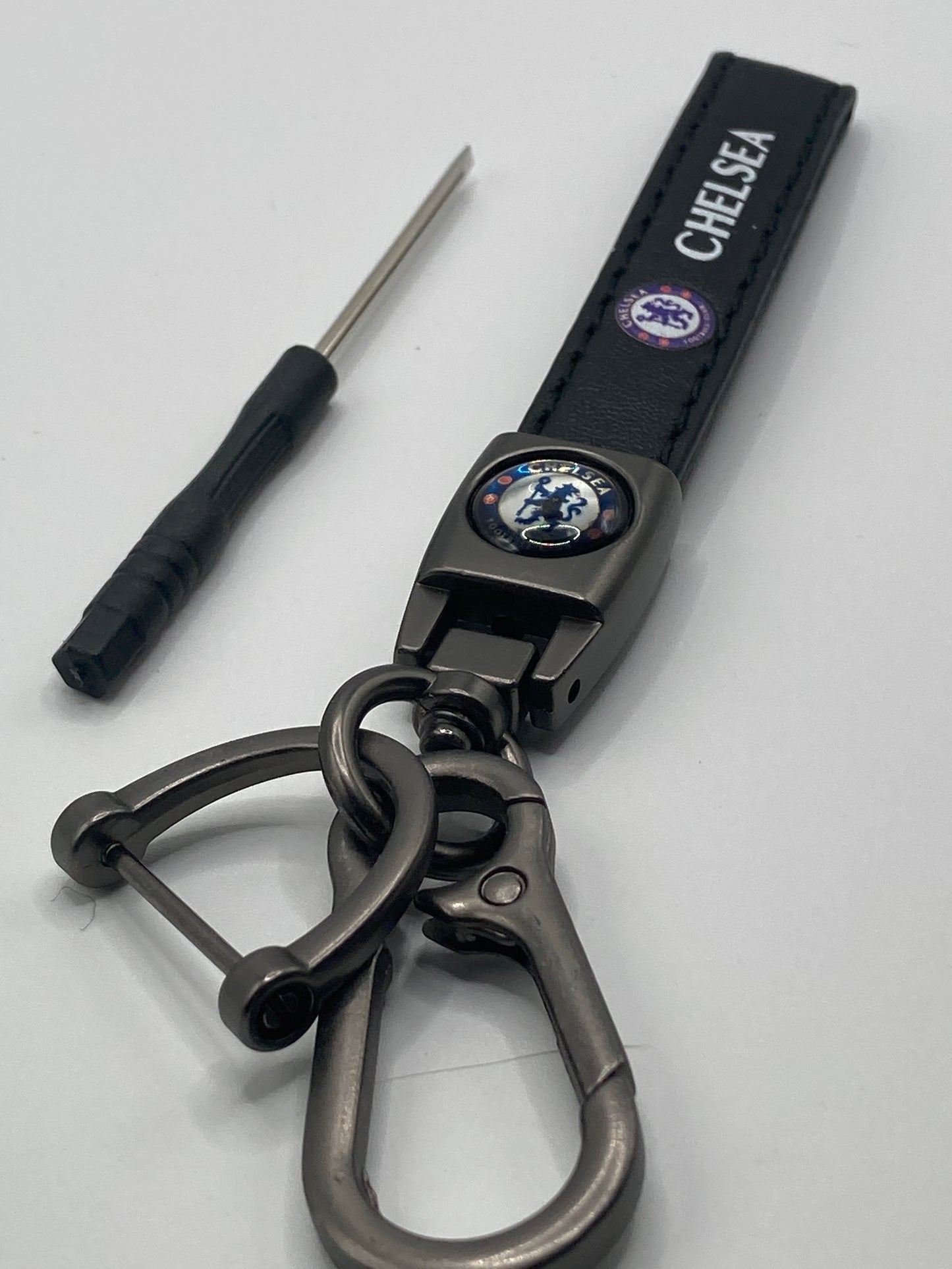Soccer - EPL - Chelsea Leather Keychain