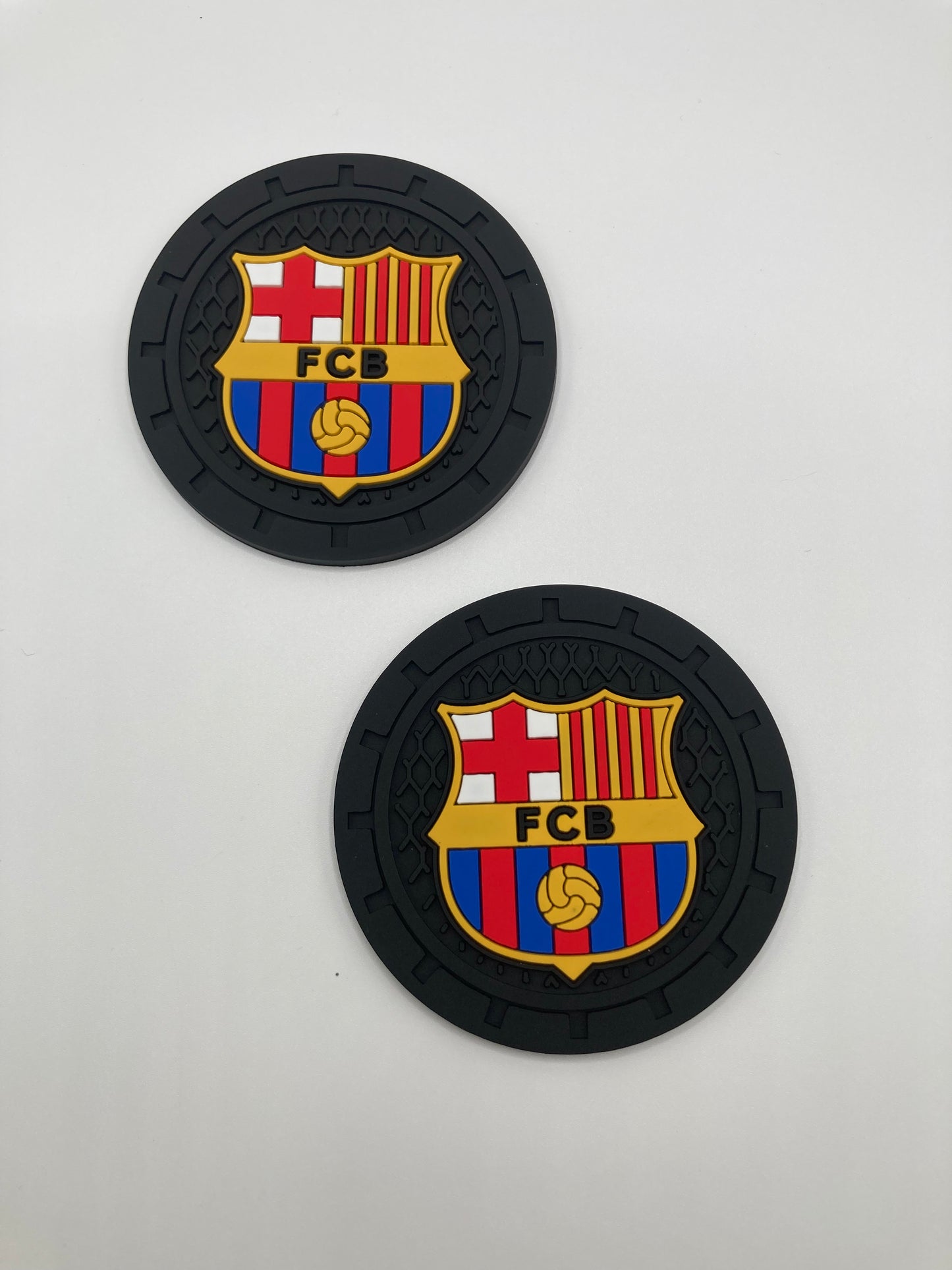Soccer - FCBarcelona - Car Cup Holder Coasters Set - 2pcs