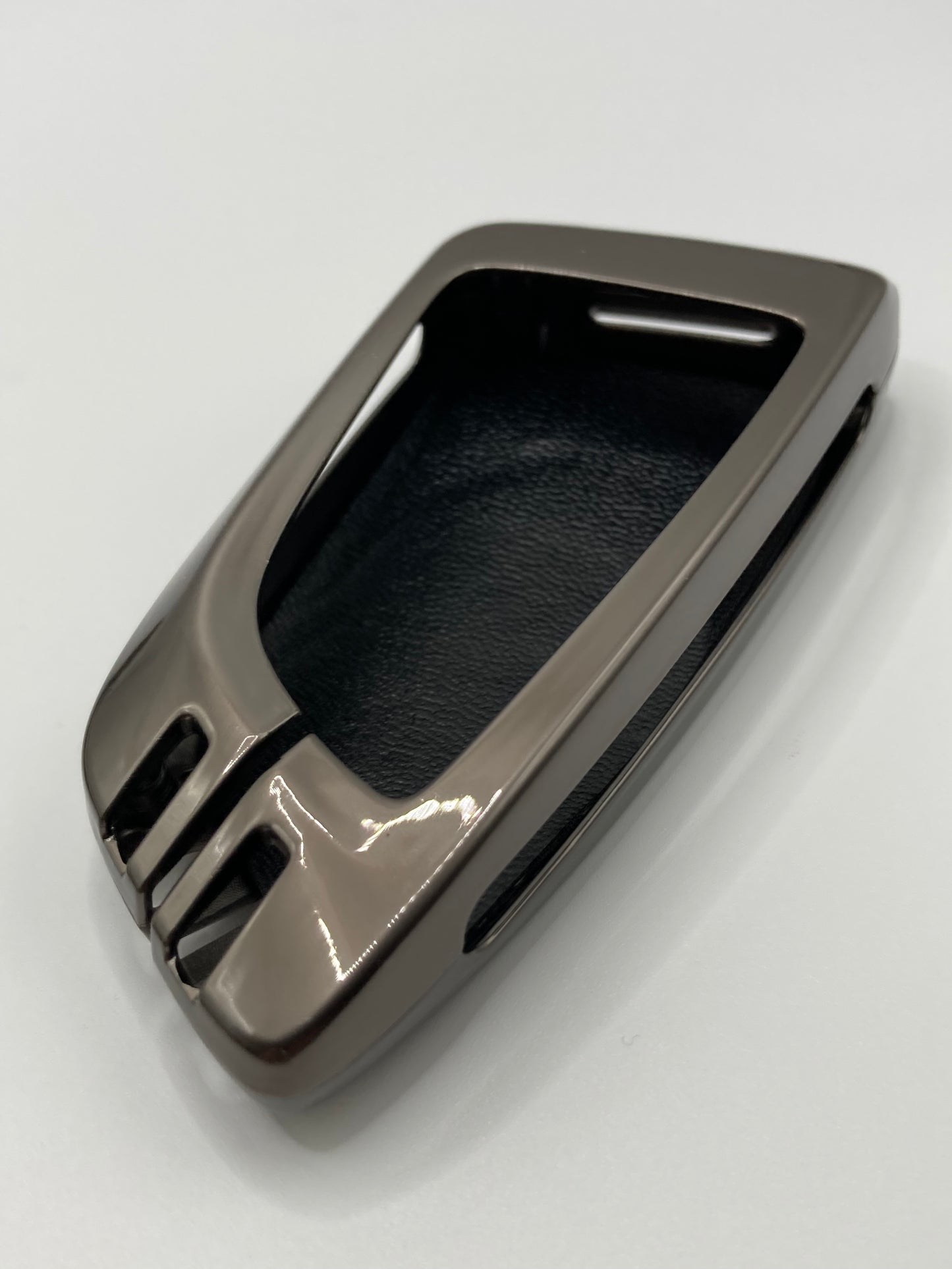 BMW - Leather Keychain and Metal key fob case