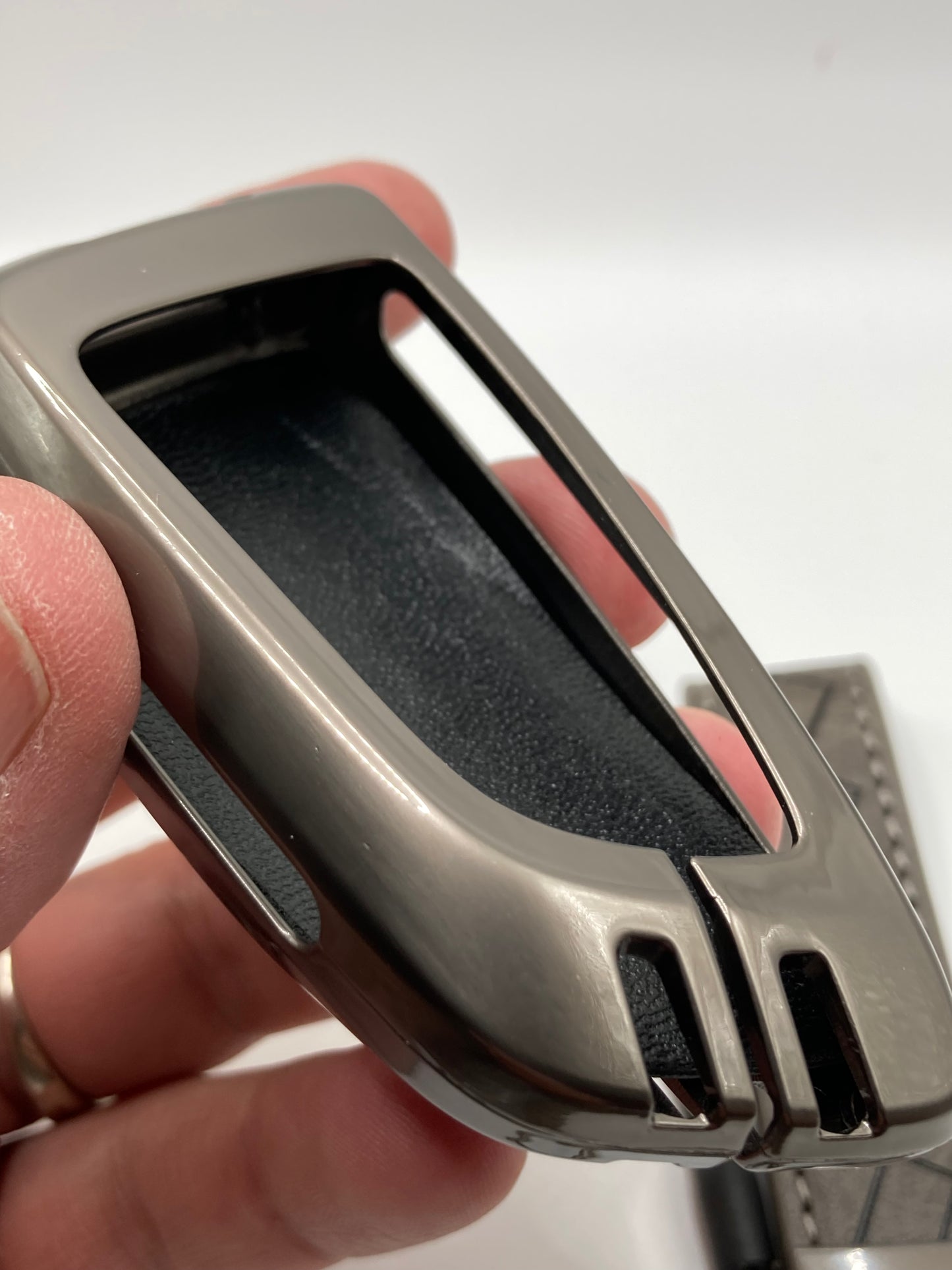 BMW - Leather Keychain and Metal key fob case