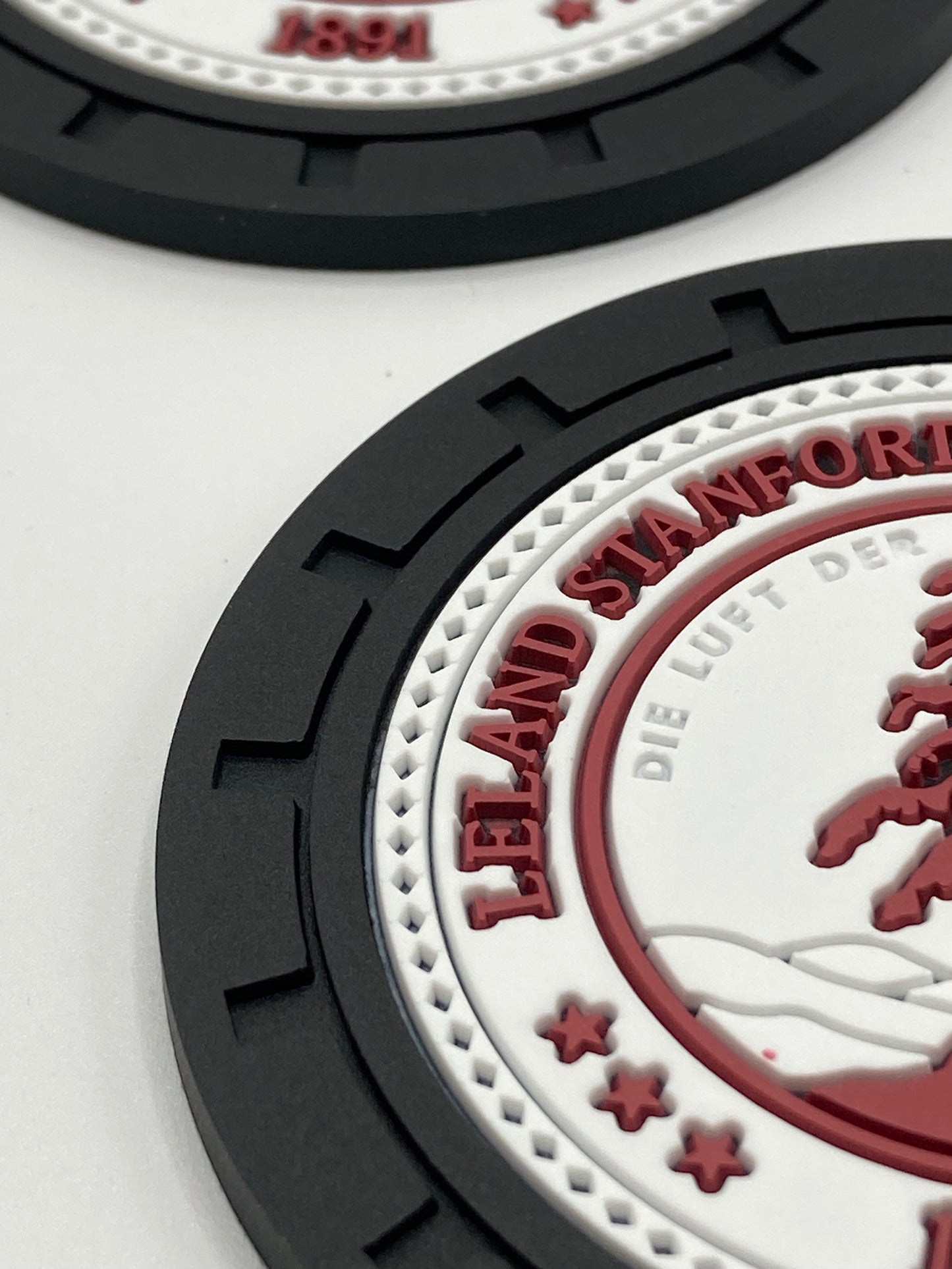 College - Leland Stanford Junior University - Car Cup Holder Coasters - 2pcs