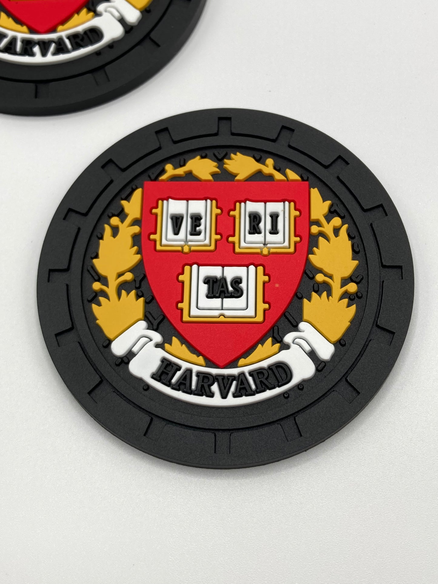 College - Harvard University - Car Cup Holder Coasters - 2pcs