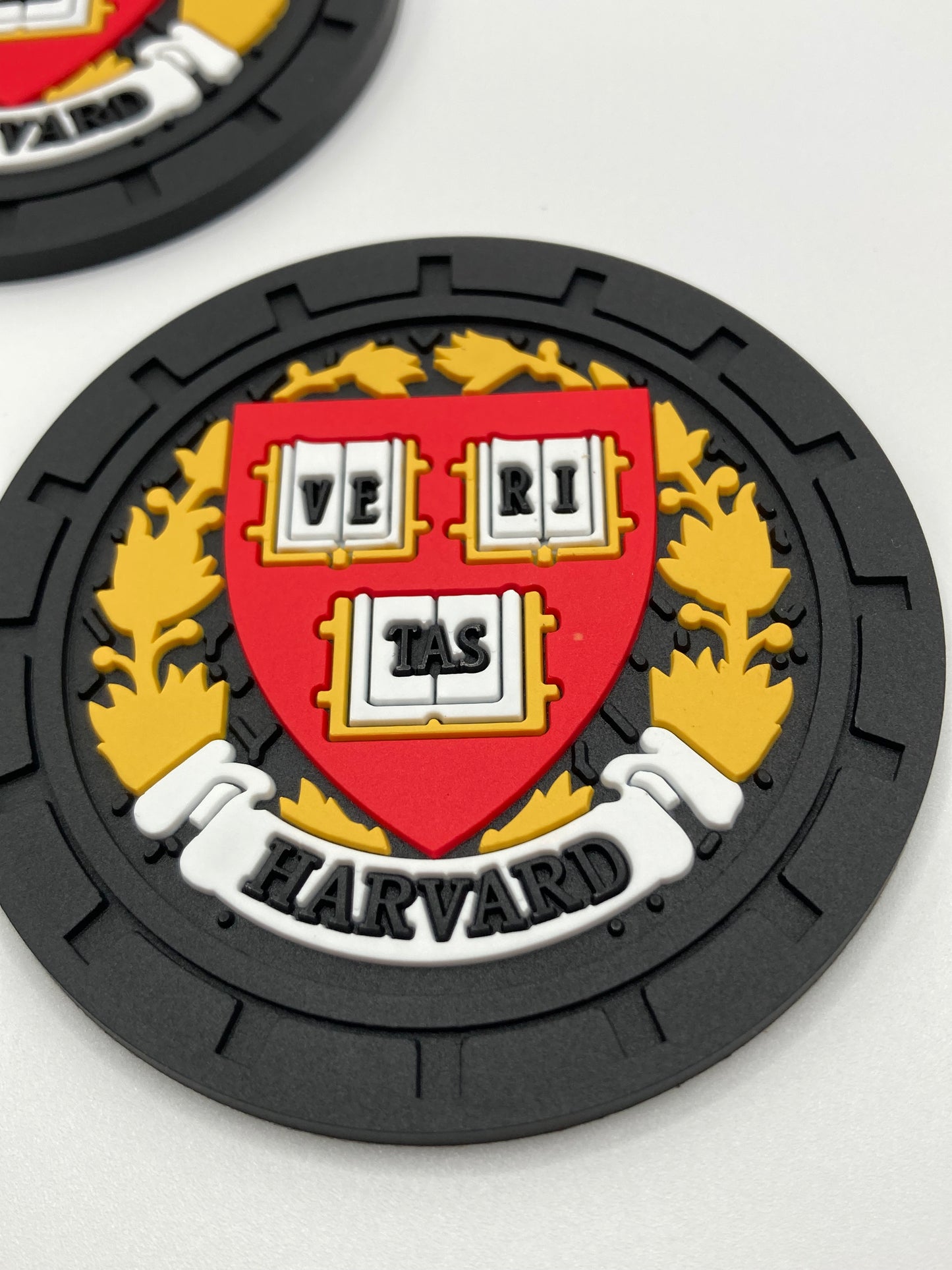 College - Harvard University - Car Cup Holder Coasters - 2pcs