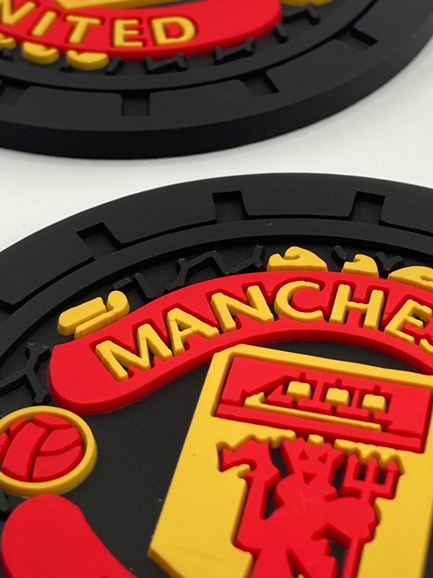 Soccer - Manchester United - Car Cup Holder Coasters - 2pcs