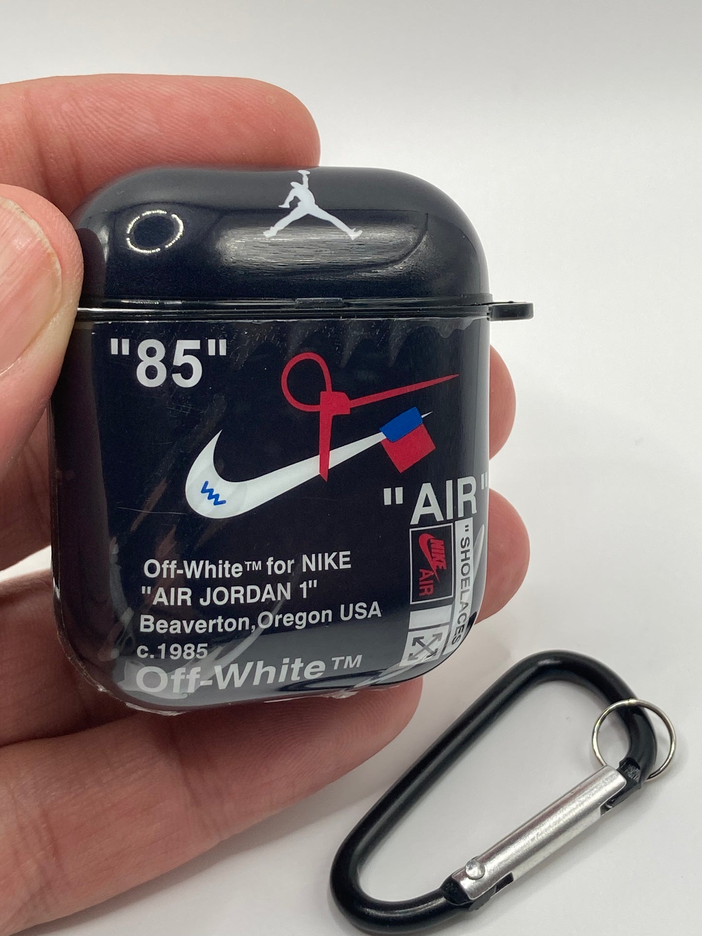 Off White for Nike Air - Air Jordan 1 - AirPod Case Cover - 1st & 2nd Gen