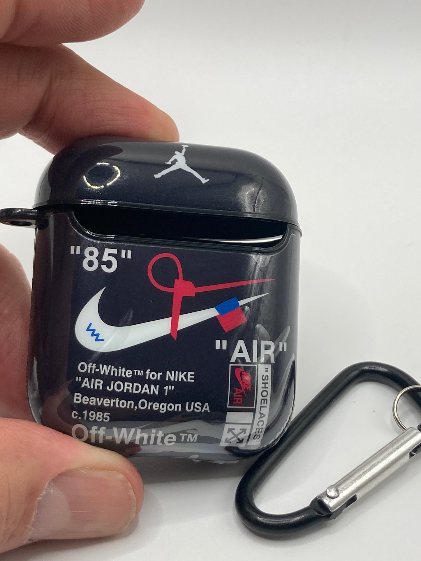 Off White for Nike Air - Air Jordan 1 - AirPod Case Cover - 1st & 2nd Gen
