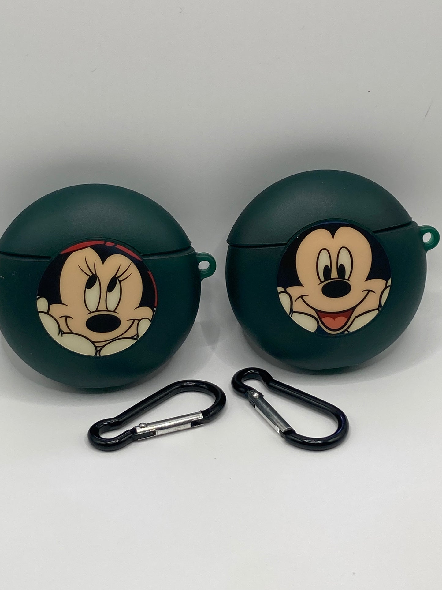 AirPods case cover - 2pcs set - Mickey & Minnie Mouse AirPods cases for 1st and 2nd generation - His and Hers