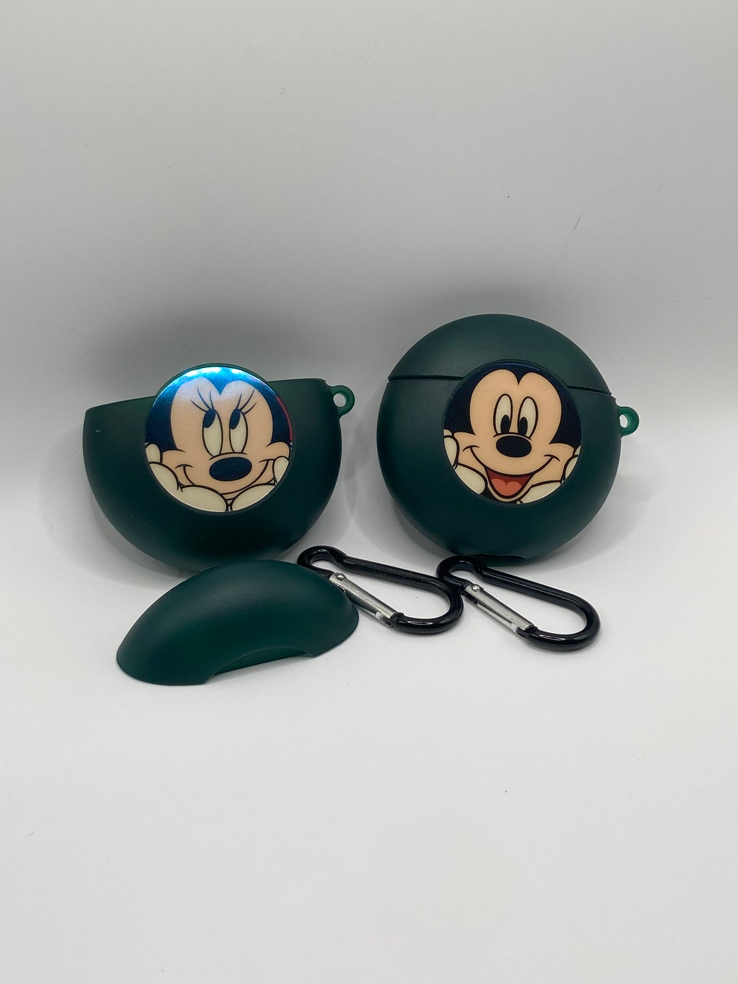 AirPods case cover - 2pcs set - Mickey & Minnie Mouse AirPods cases for 1st and 2nd generation - His and Hers