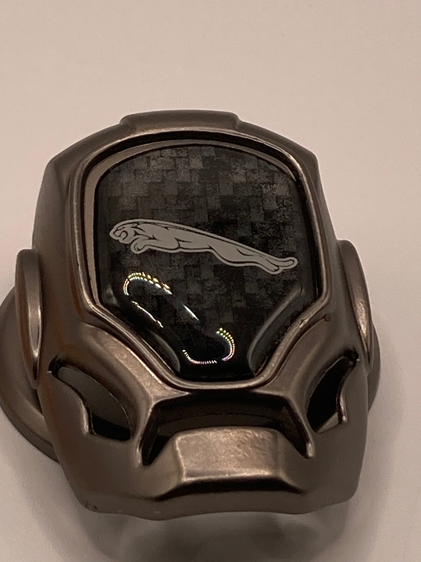 Jaguar - Push Button Start Cover - carbon logo