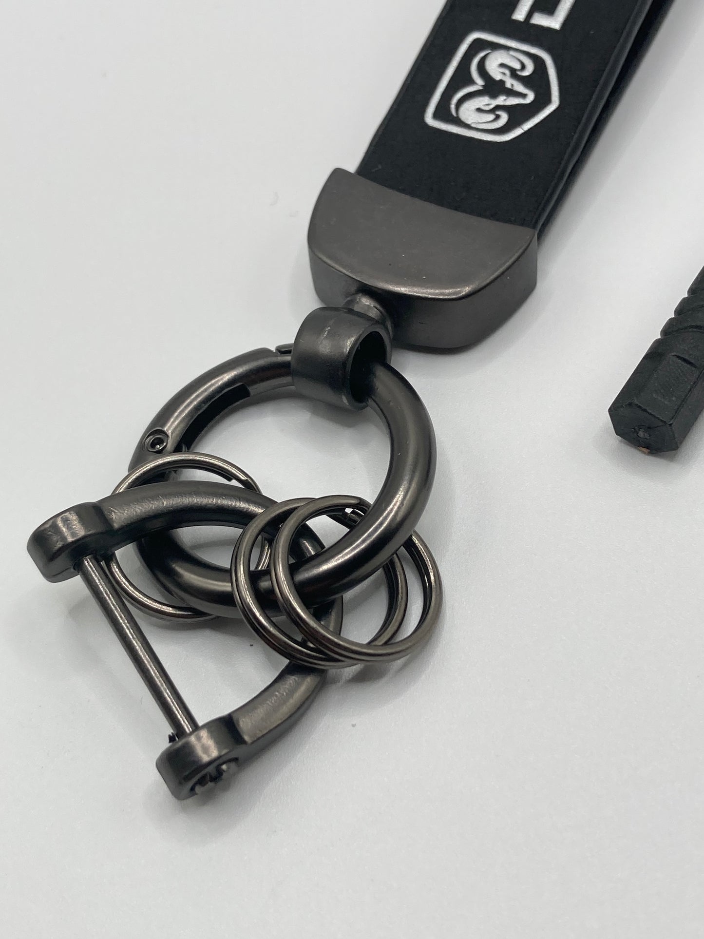 Dodge - Black Lanyard Keychain