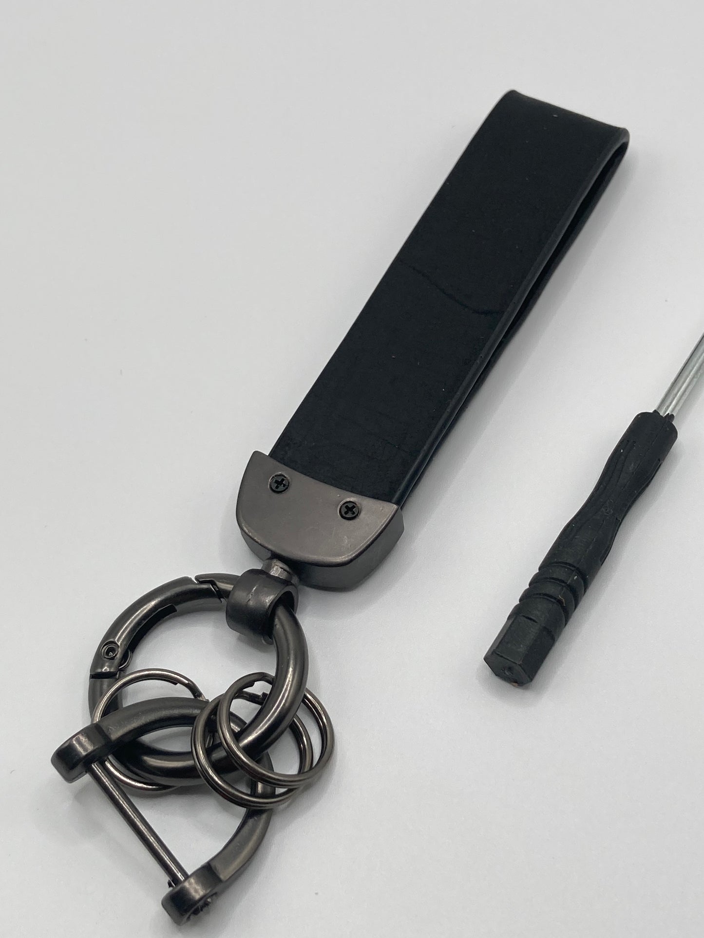 Dodge - Black Lanyard Keychain