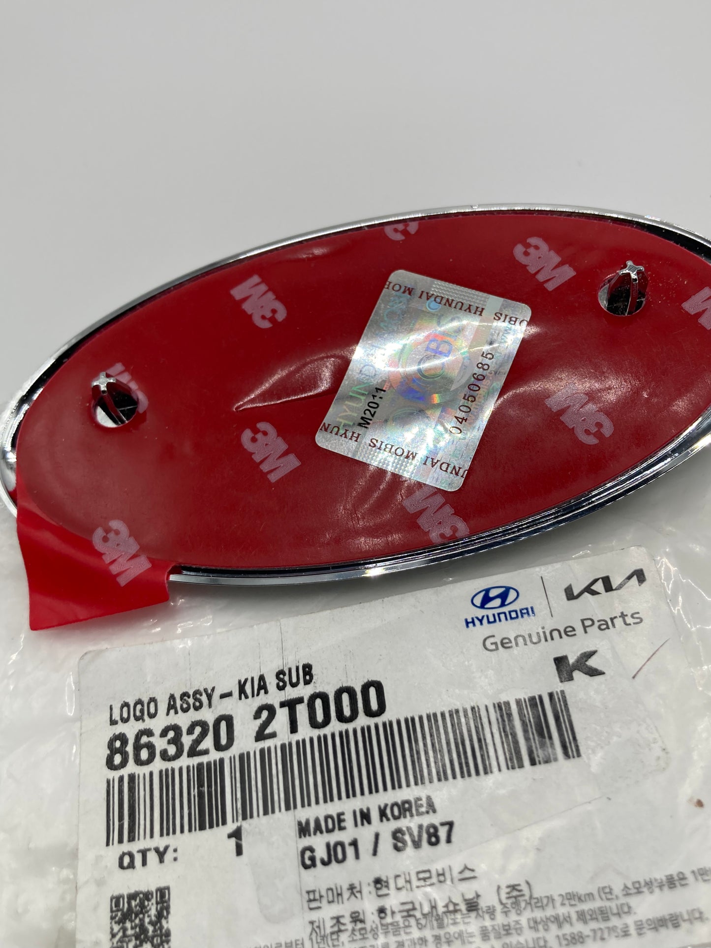 Genuine OEM 'KIA' Rear Trunk Emblem for 12-15 Optima 86320-2T000