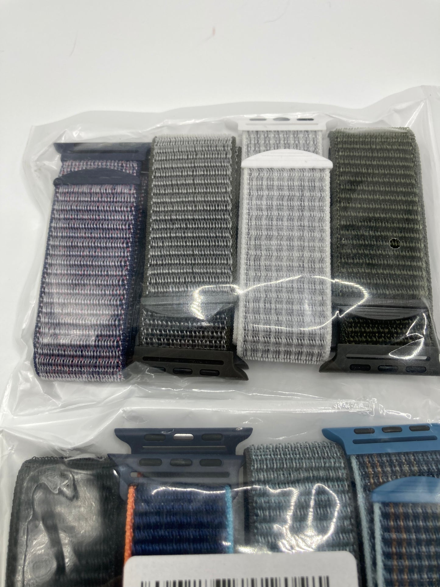 8 Pack Sport Loop Nylon Strap watch bands for iWatch SE Ultra Series 10 9 8 7 6 5 4 3 2 1