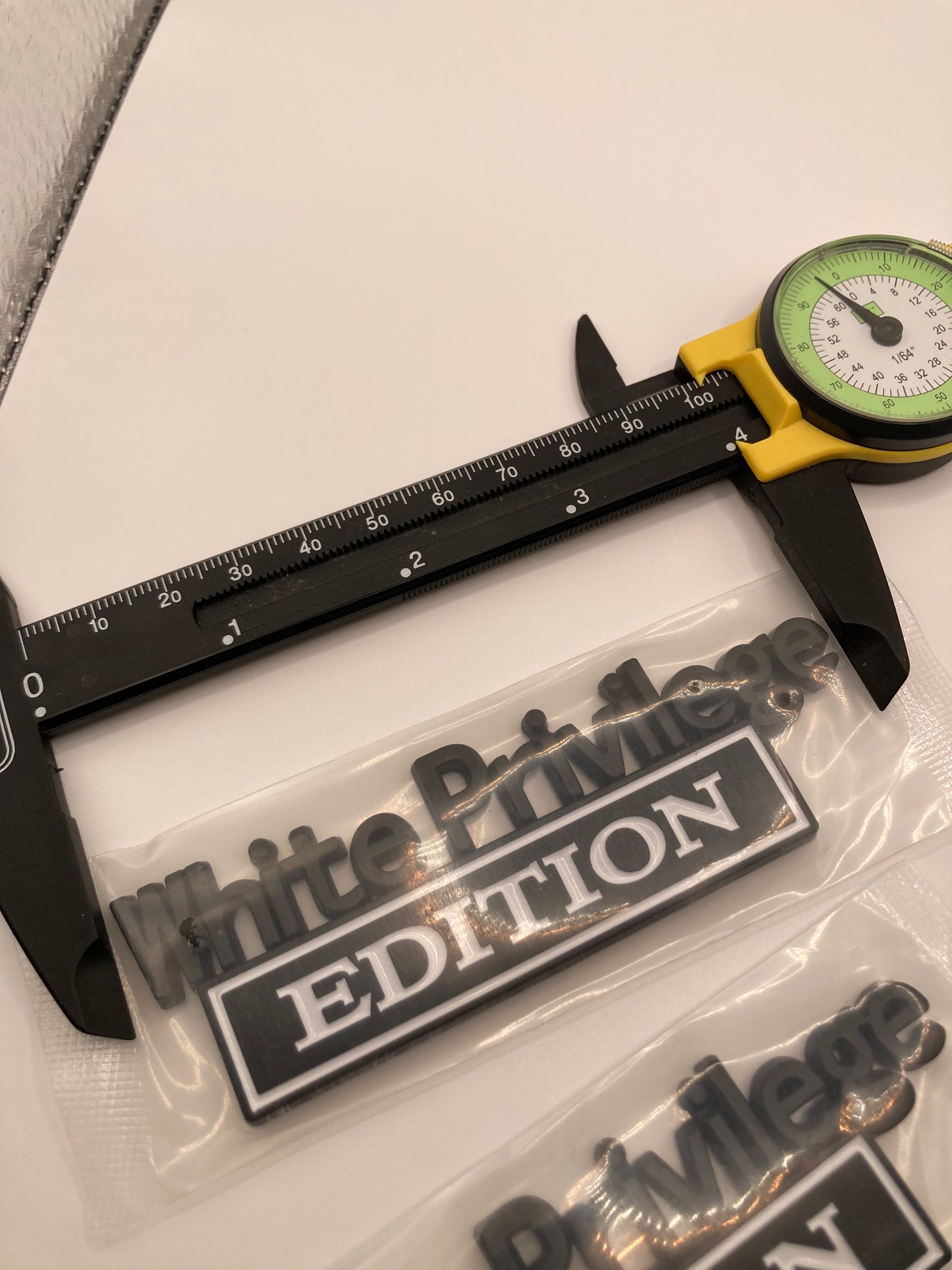 White Privilege Edition Fender Emblem Set - 2pcs