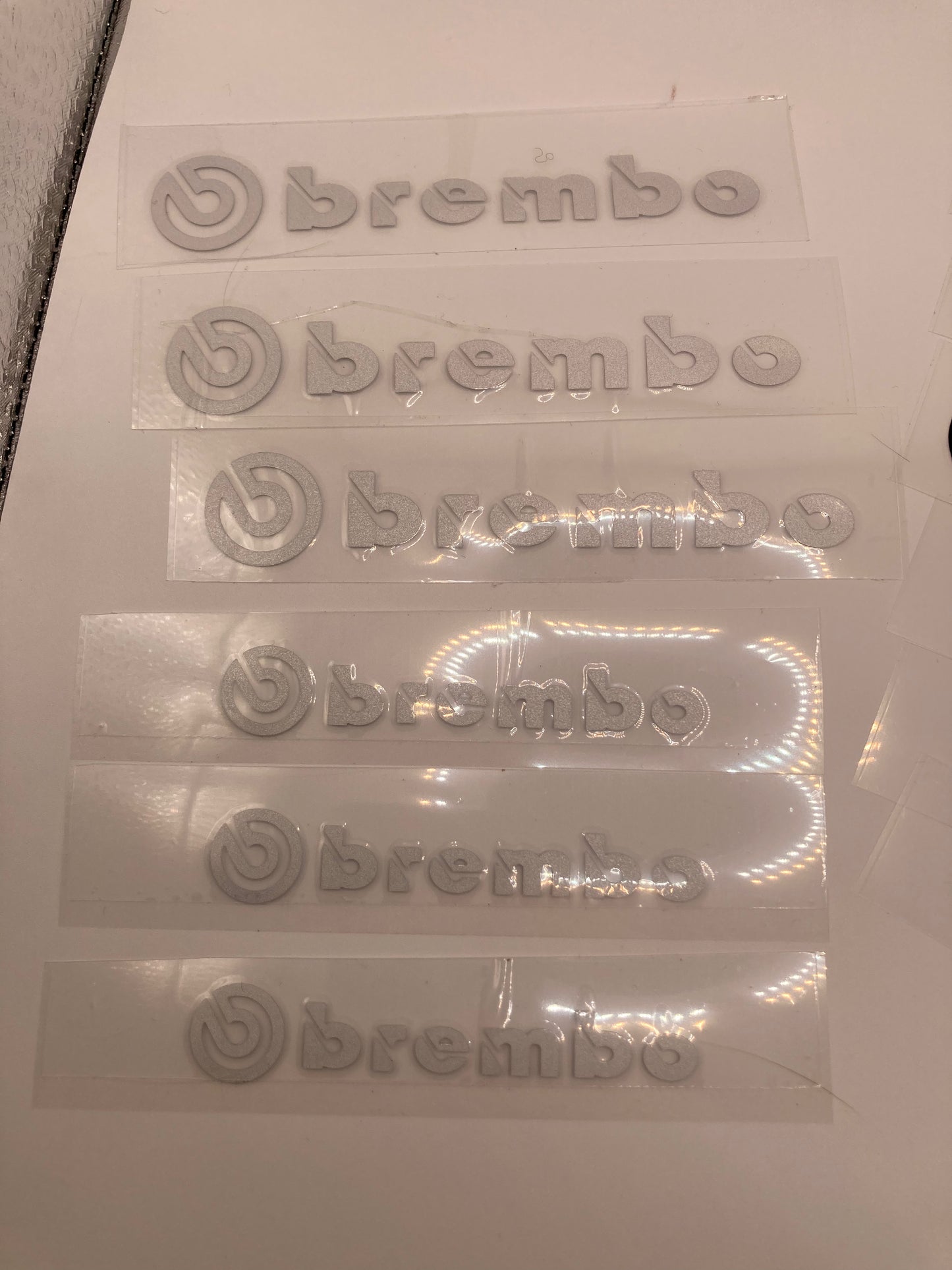 Brembo Brake Caliper Decals - 6pcs set