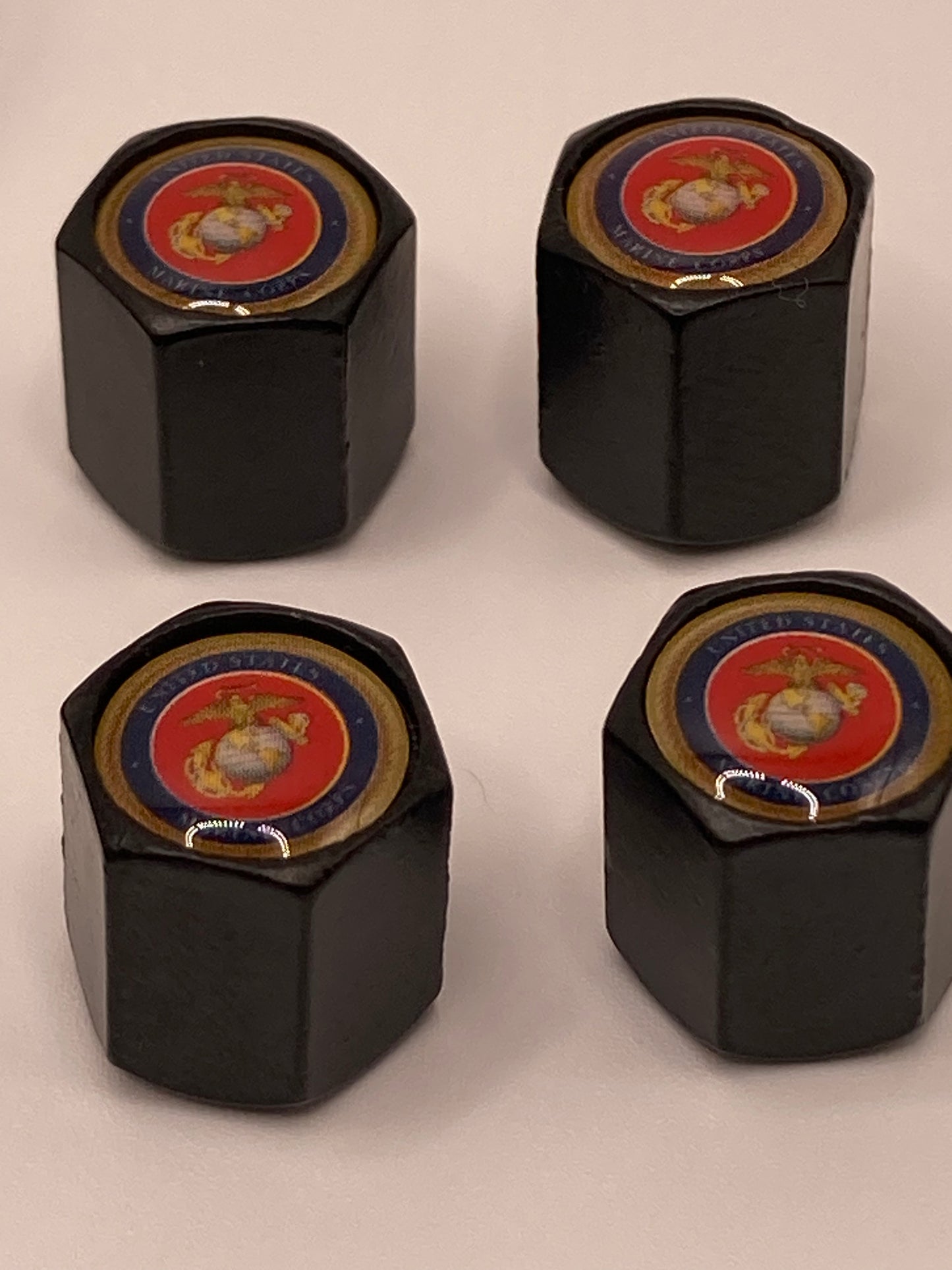 USMC - premium valve stem cap set - 5pcs - Keychain