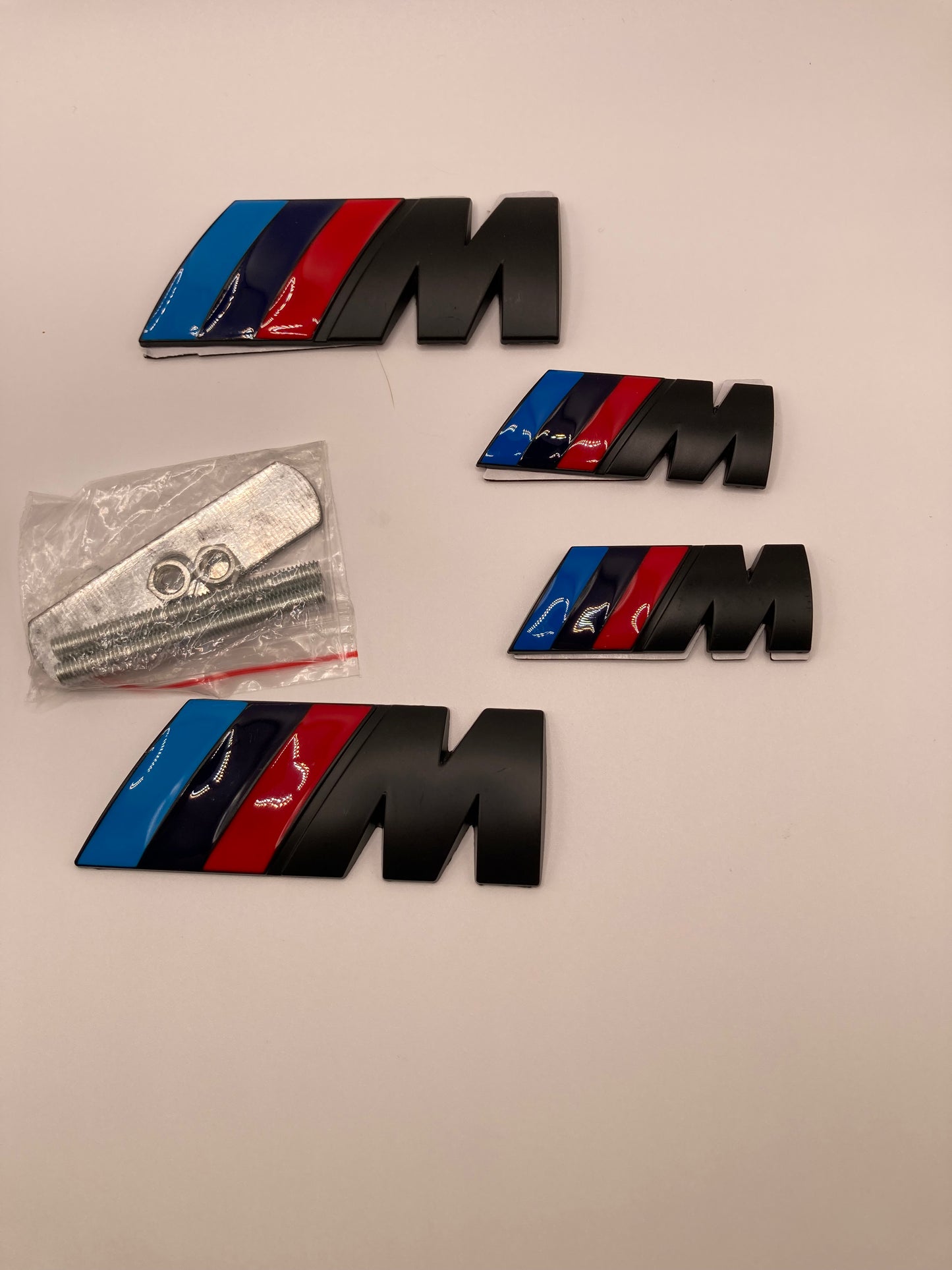 BMW - M Sport - Metal 4pcs Emblem set - Black