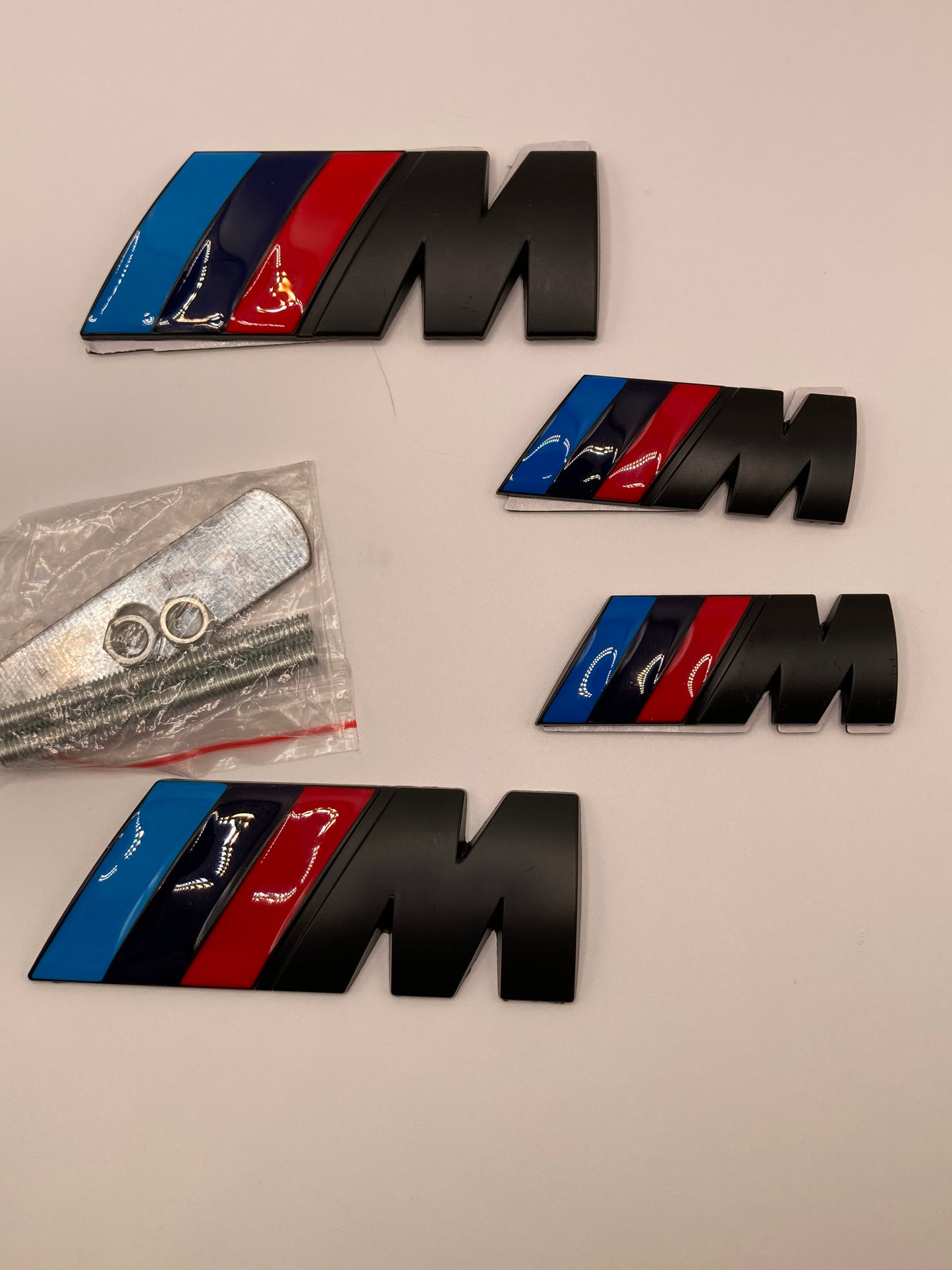 BMW - M Sport - Metal 4pcs Emblem set - Black