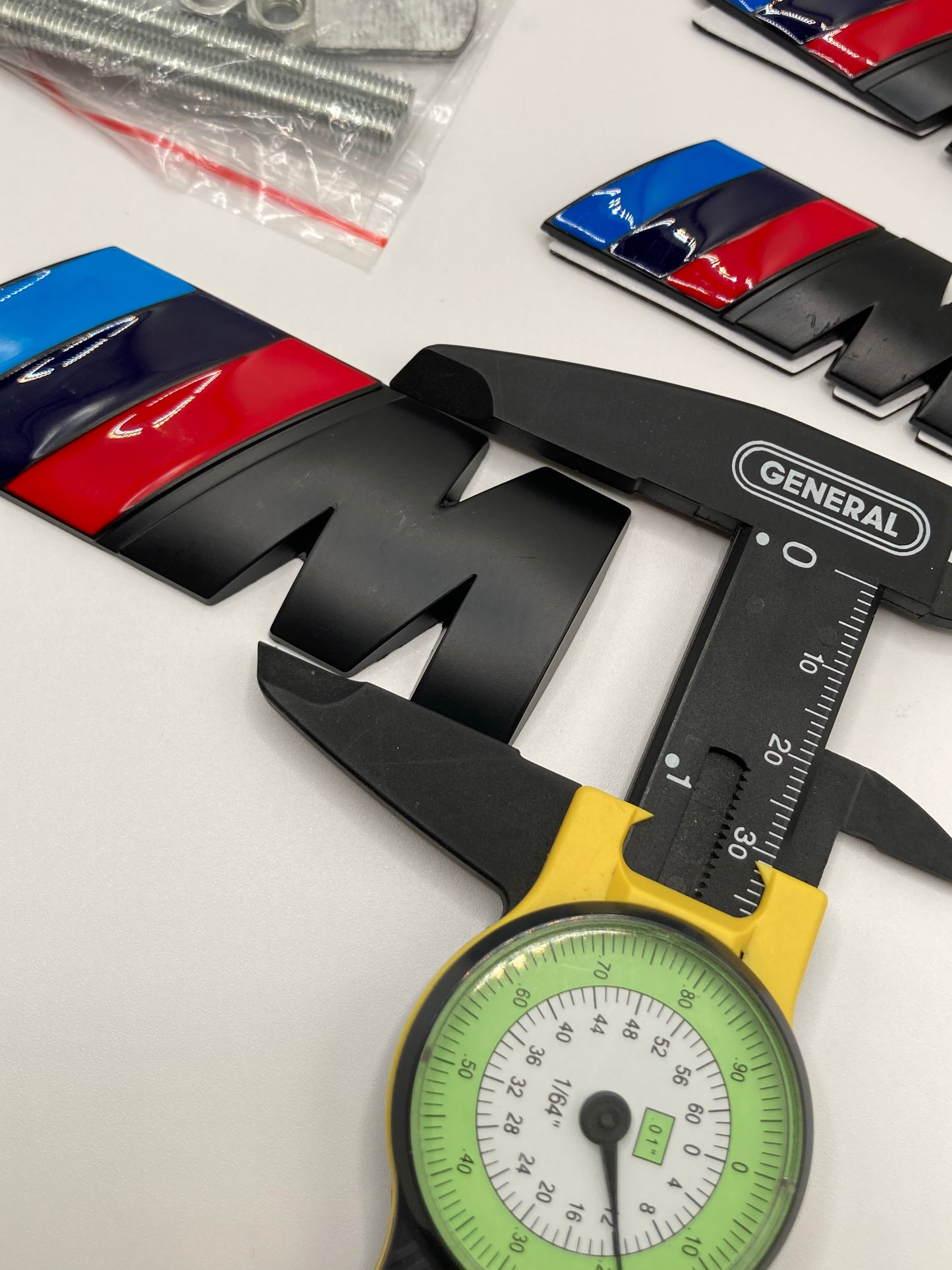 BMW - M Sport - Metal 4pcs Emblem set - Black