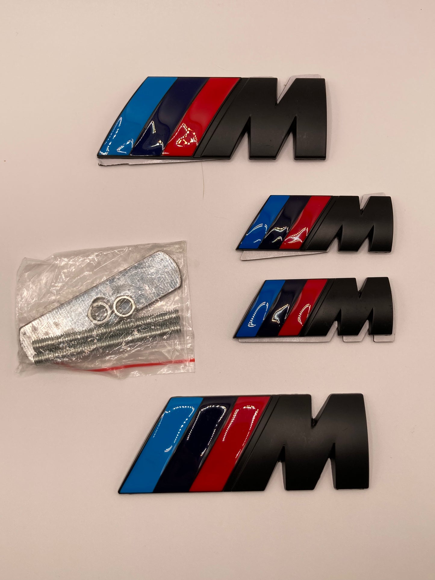 BMW - M Sport - Metal 4pcs Emblem set - Black
