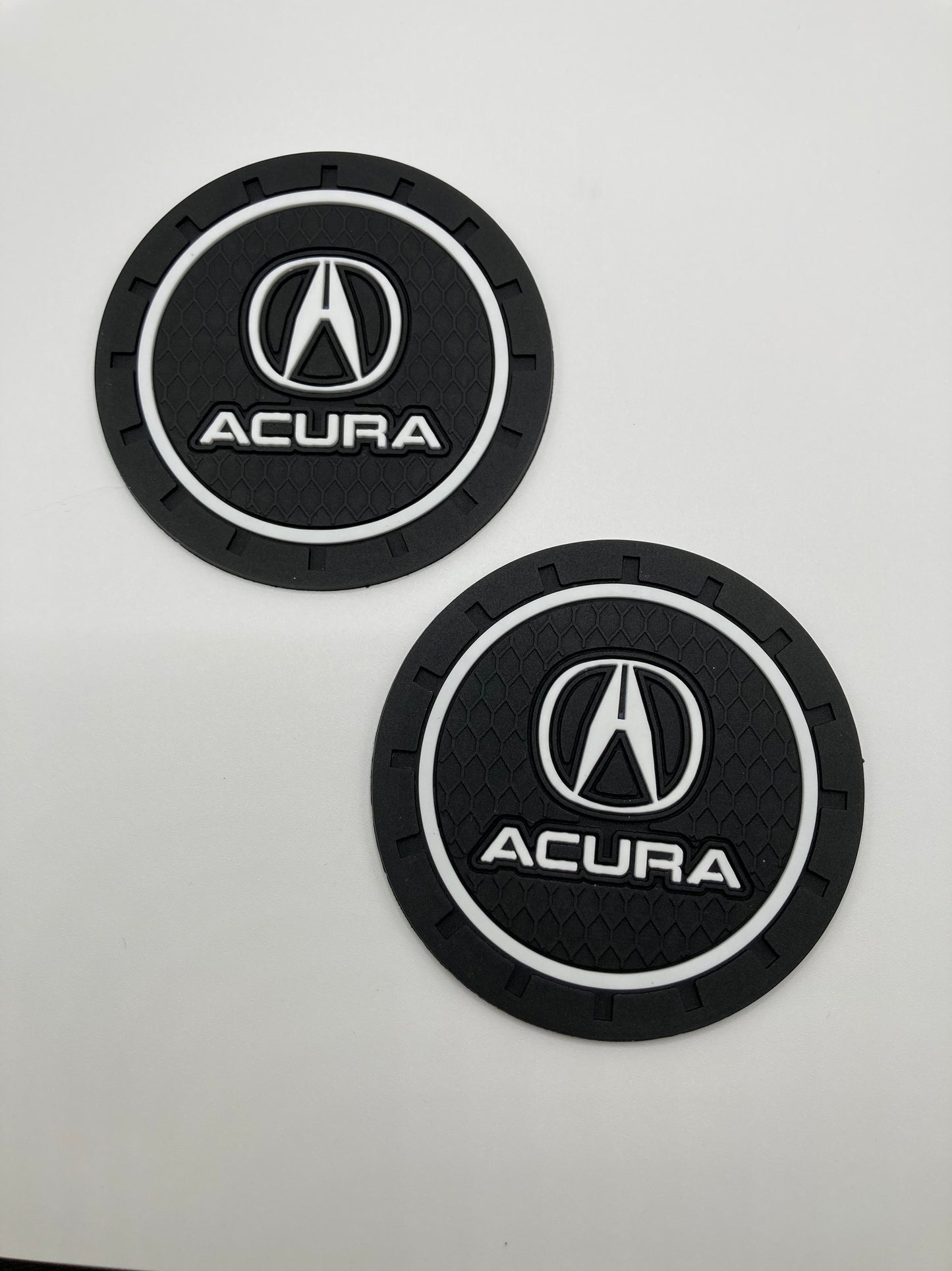 Acura - Ultra Thin Cup Holder Coasters - 2pcs set