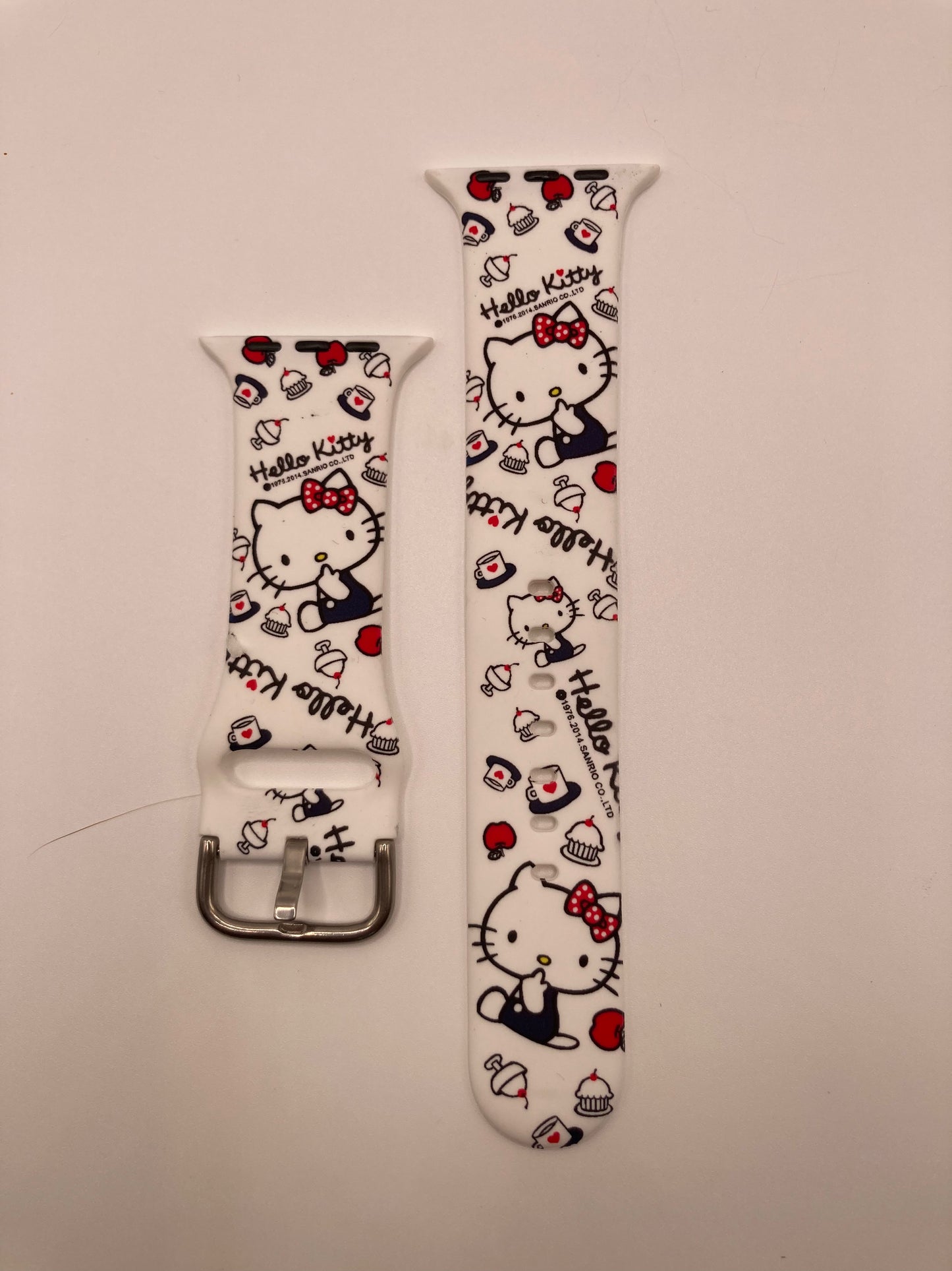 Hello Kitty themed watchband for Apple Watch