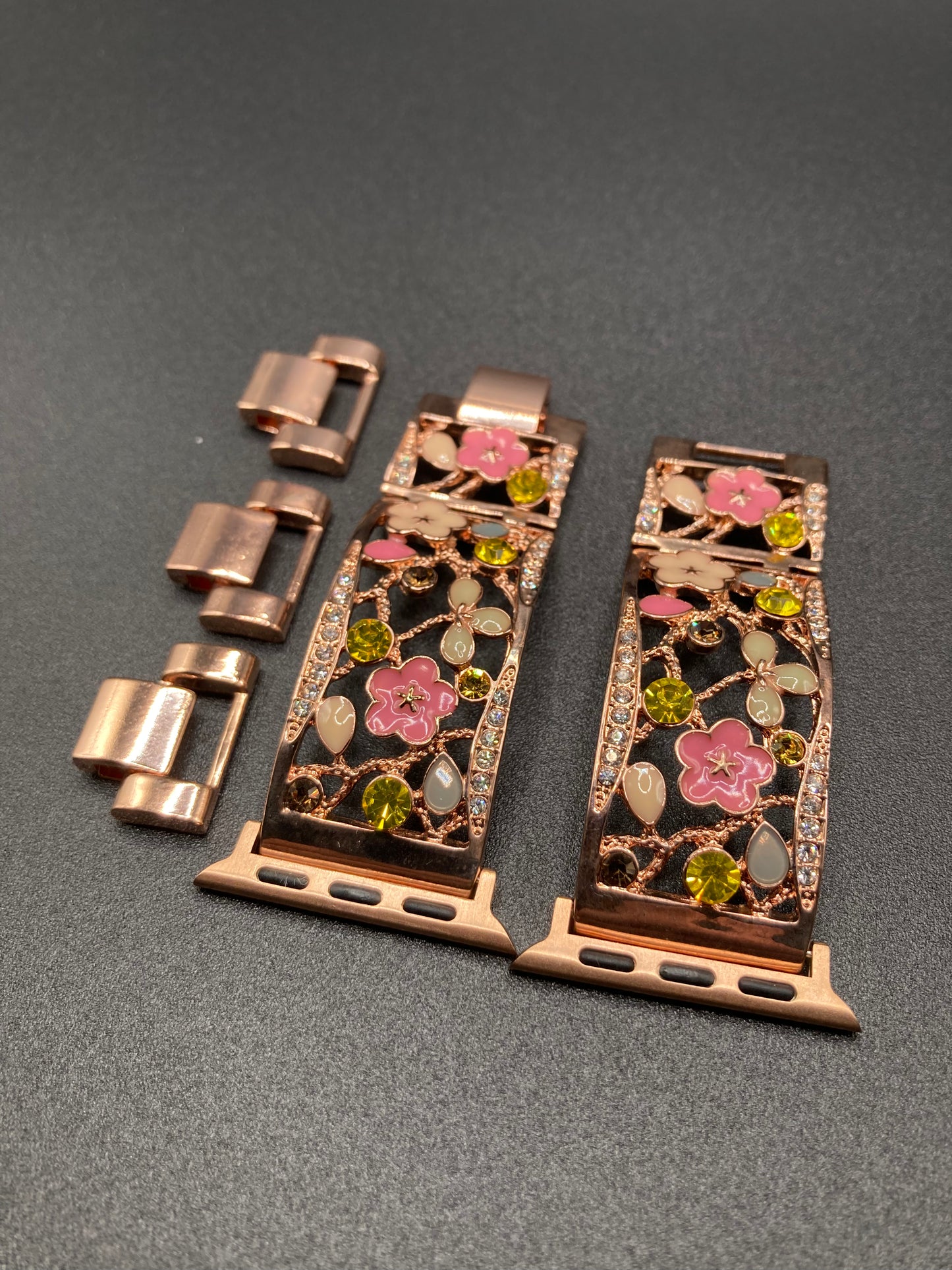 Luxury Rose Gold Design Watchband for Apple Watches - 38/40/41mm